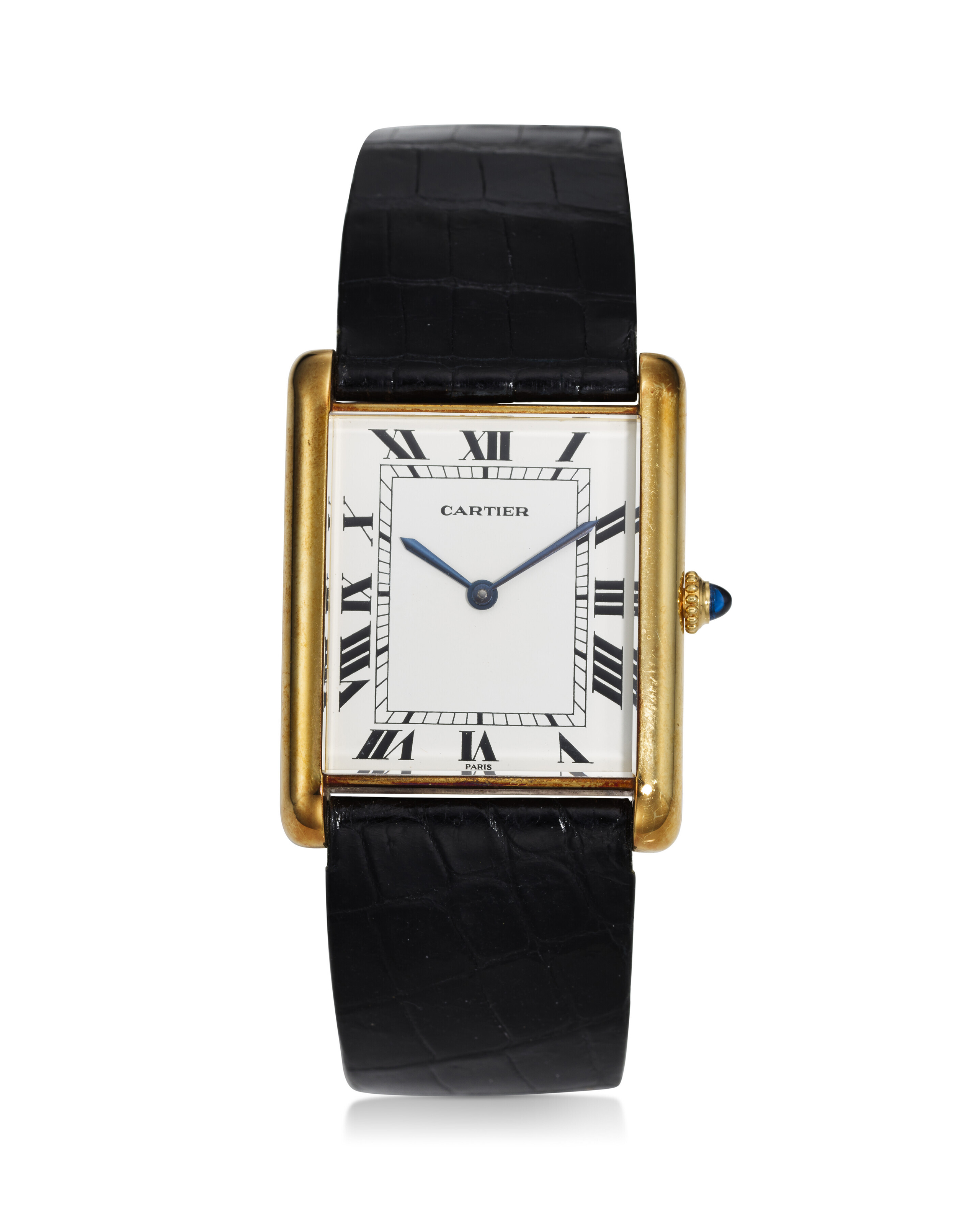CARTIER TANK LOUIS A RARE 18K YELLOW GOLD JUMBO