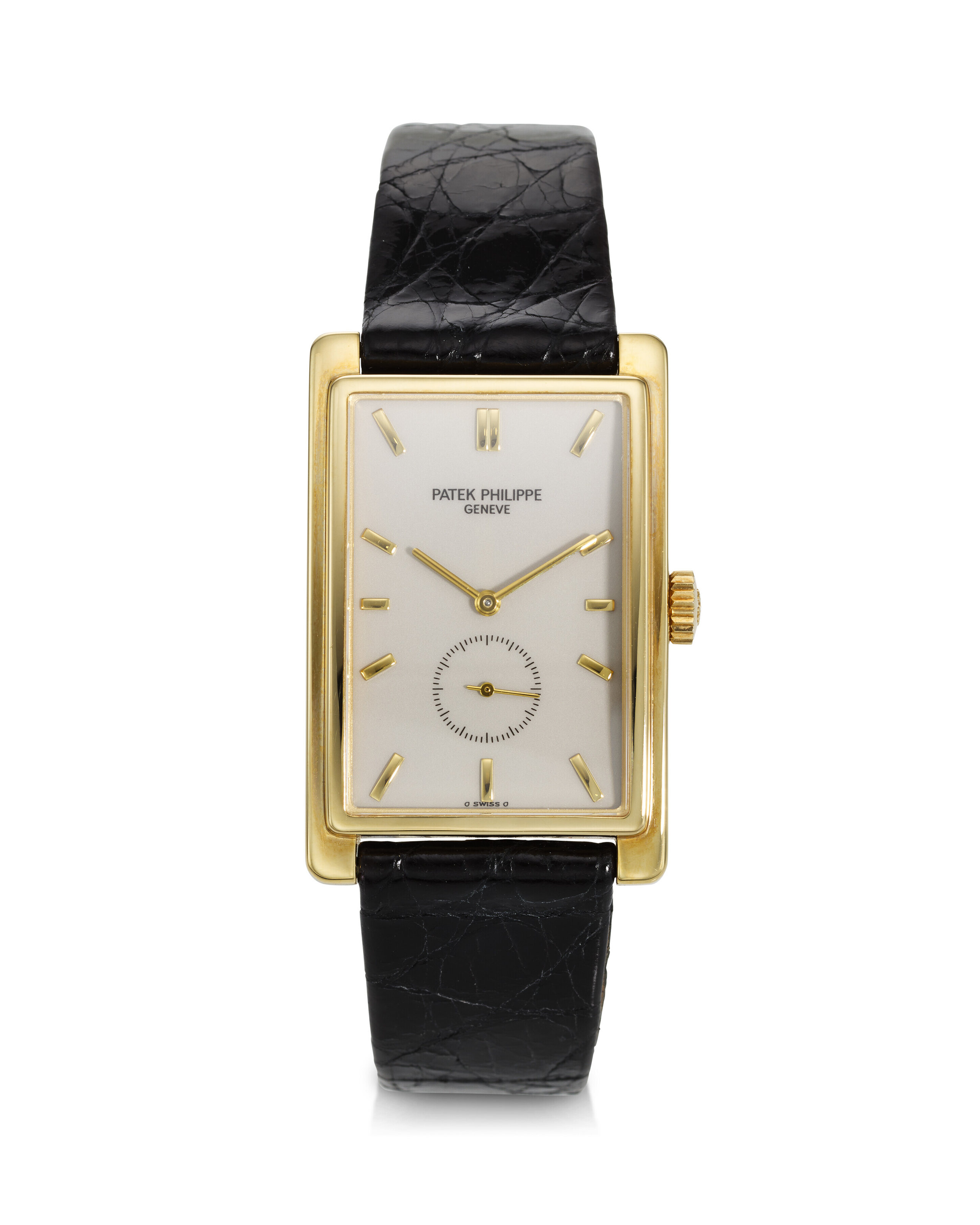 PATEK PHILIPPE, REF. 5009, GONDOLO, AN 18K YELLOW GOLD RECTANGULAR ...