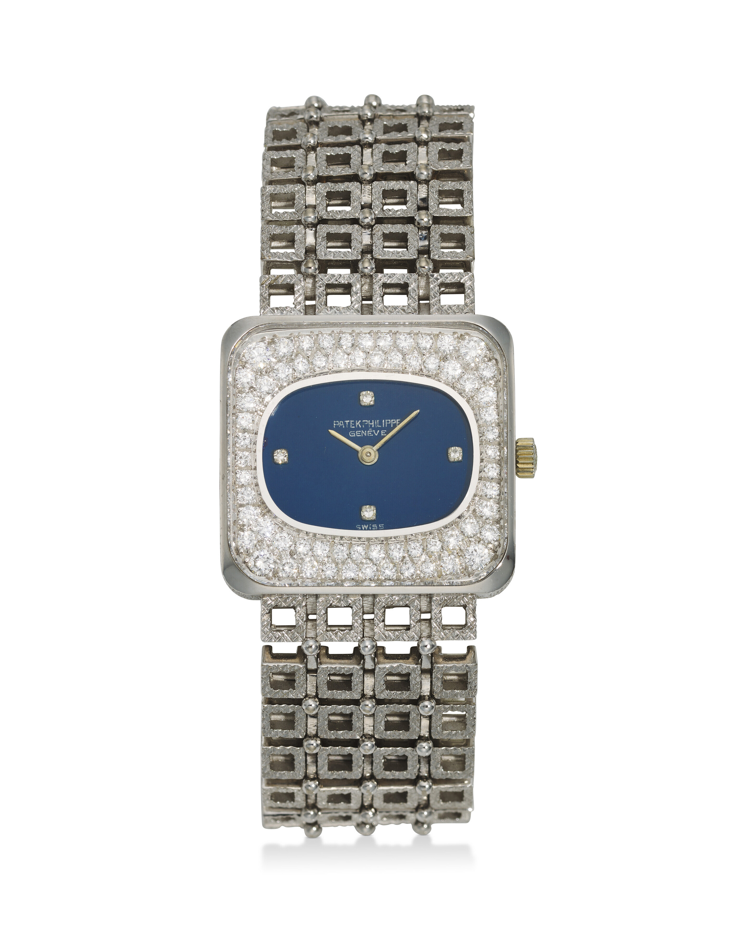 PATEK PHILIPPE, REF. 4244/2, A VERY FINE AND RARE 18K WHITE GOLD