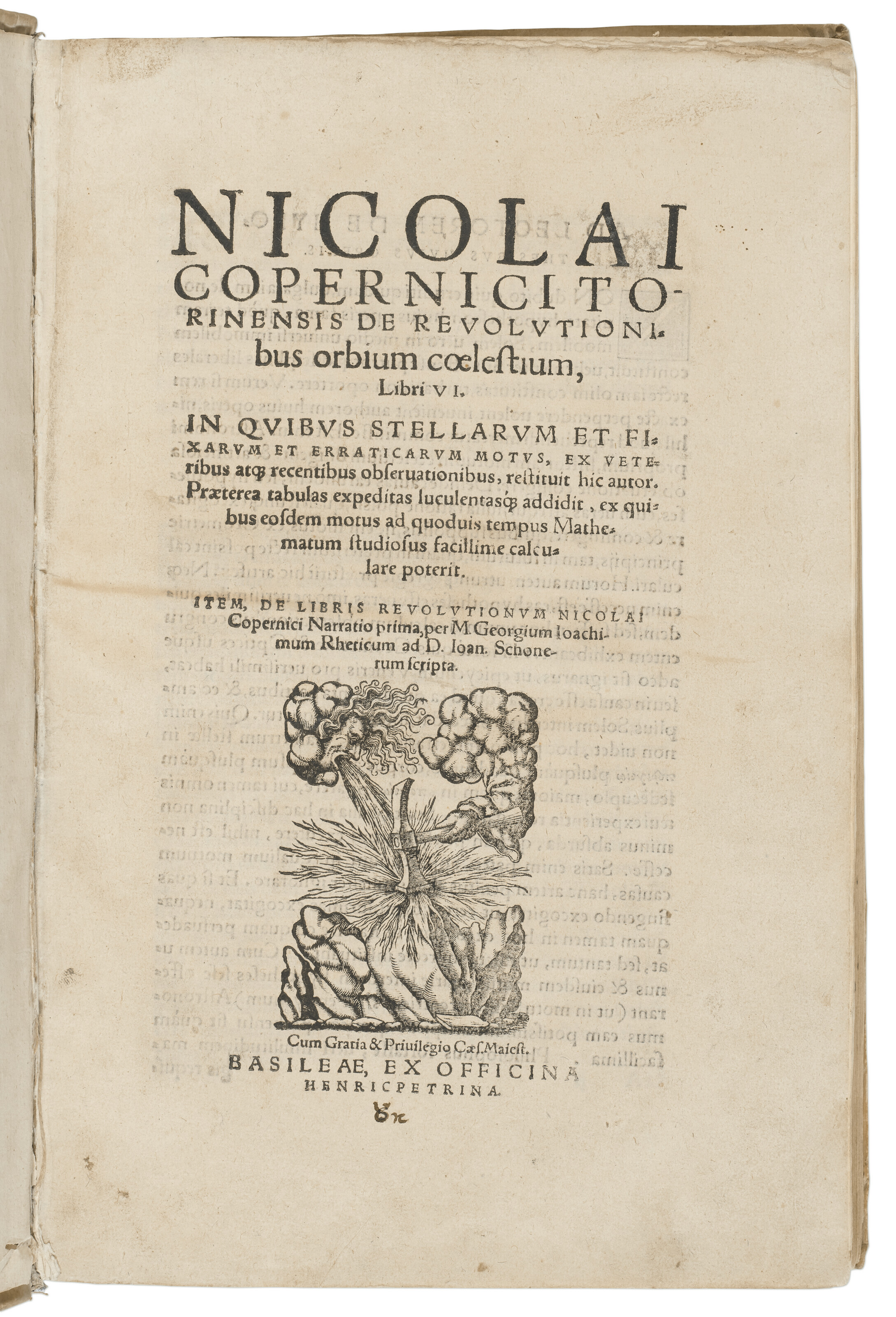 De revolutionibus orbium coelestium, Nicolaus Copernicus
