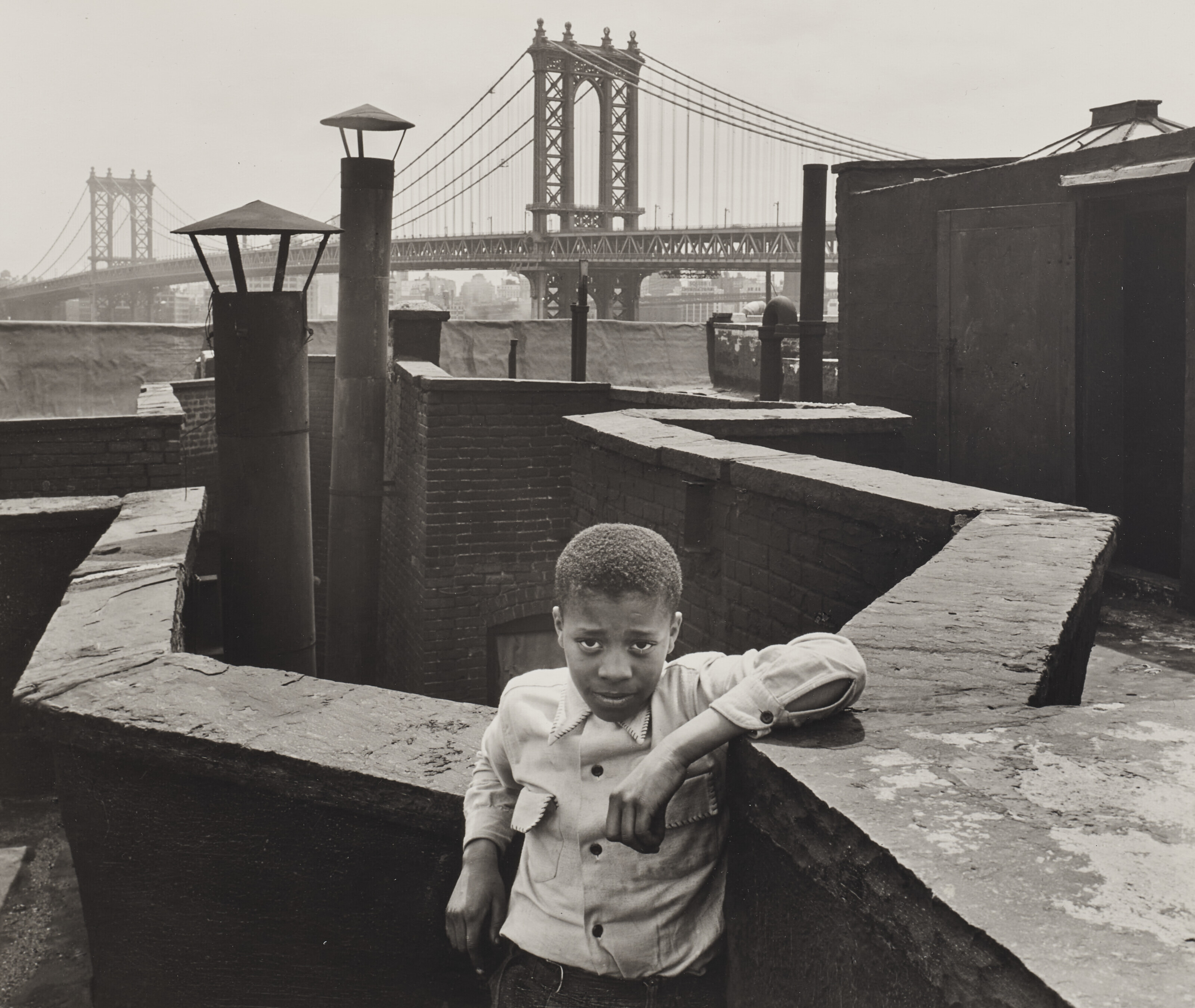Catalog image of Boy on Roof, Pitt Street, New York, 1950