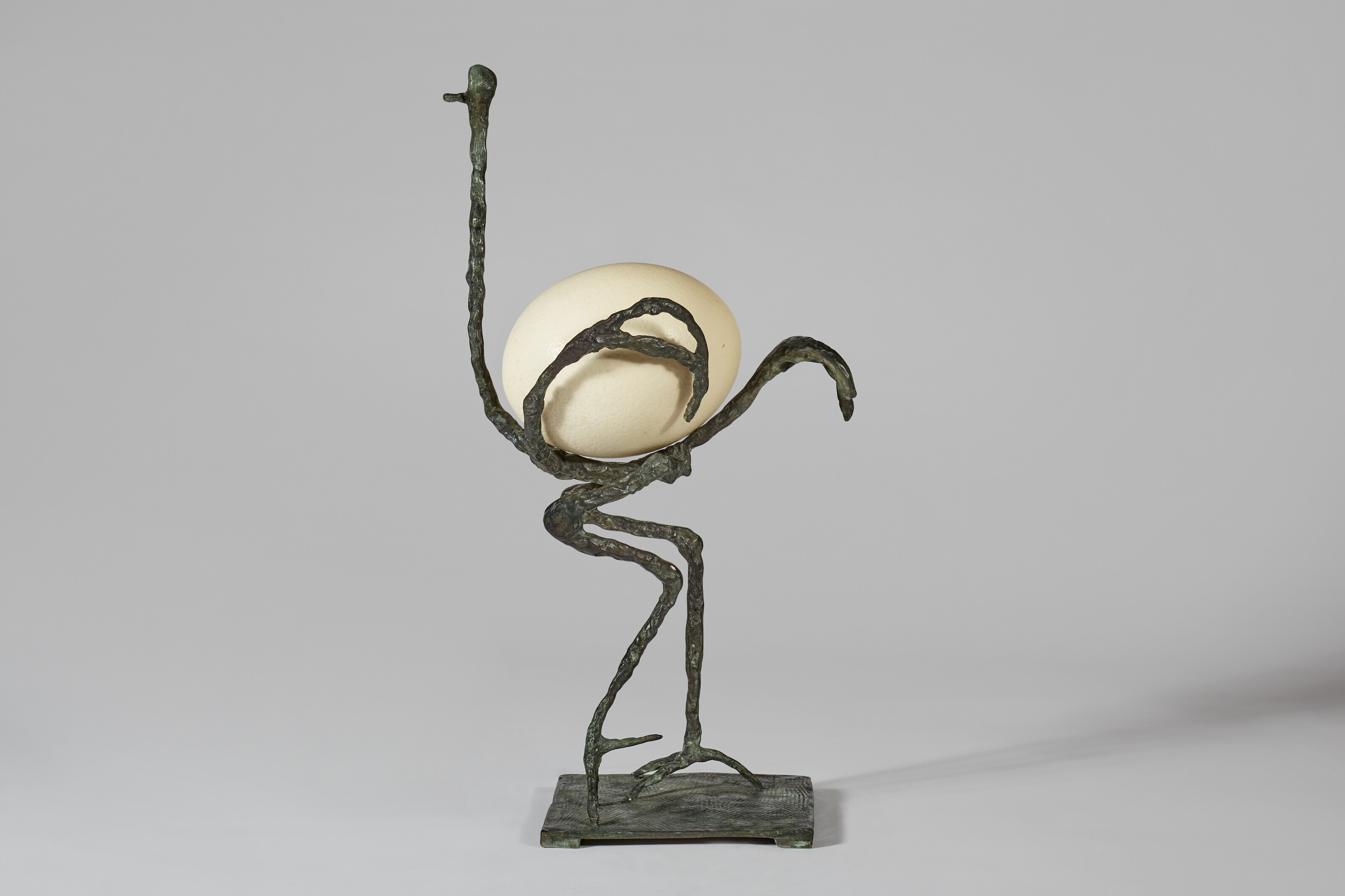DIEGO GIACOMETTI (1902-1985), 'Autruche', designed circa 1977