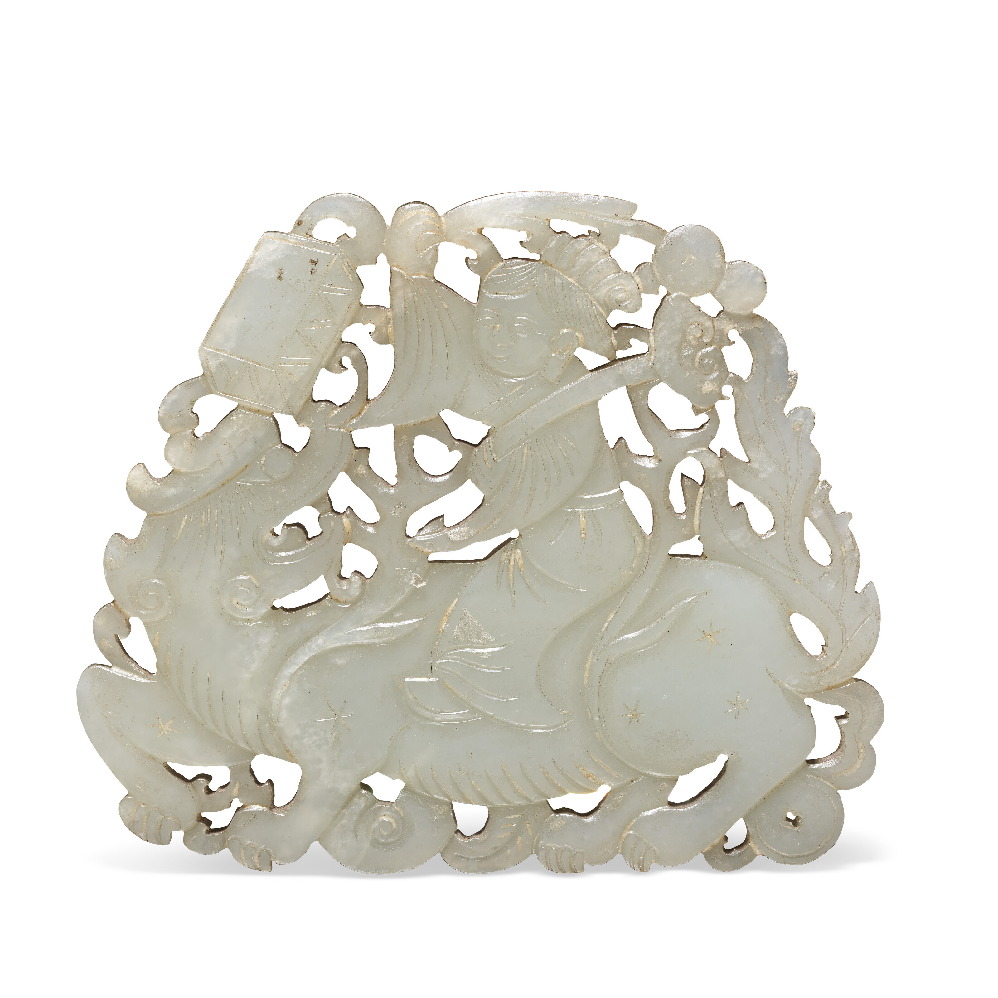 A DARK GREEN JADE CONG, CHINA, NEOLITHIC PERIOD, LIANGZHU CULTURE