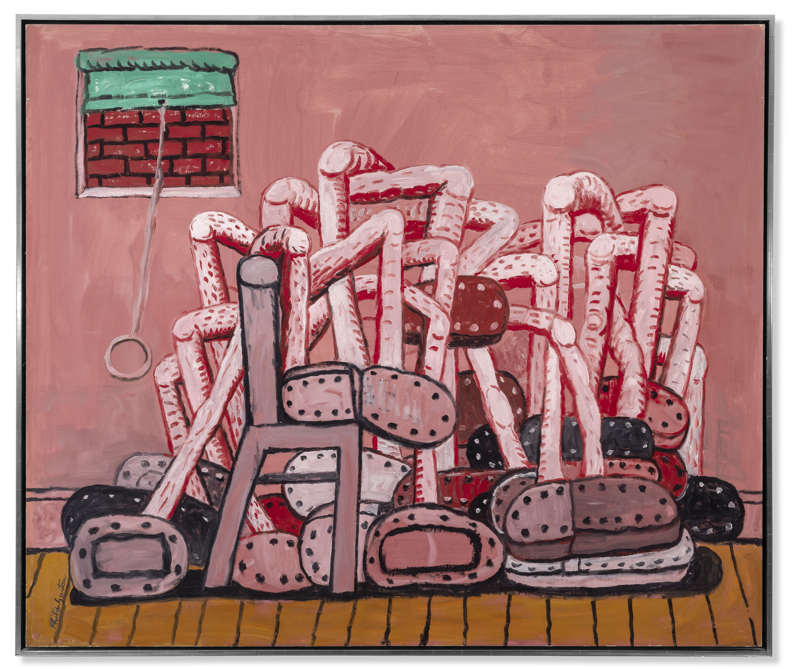 アート・デザイン・音楽 Philip Guston PRINTS Bonhams : Philip Guston (1913-1980); Studio Corner;