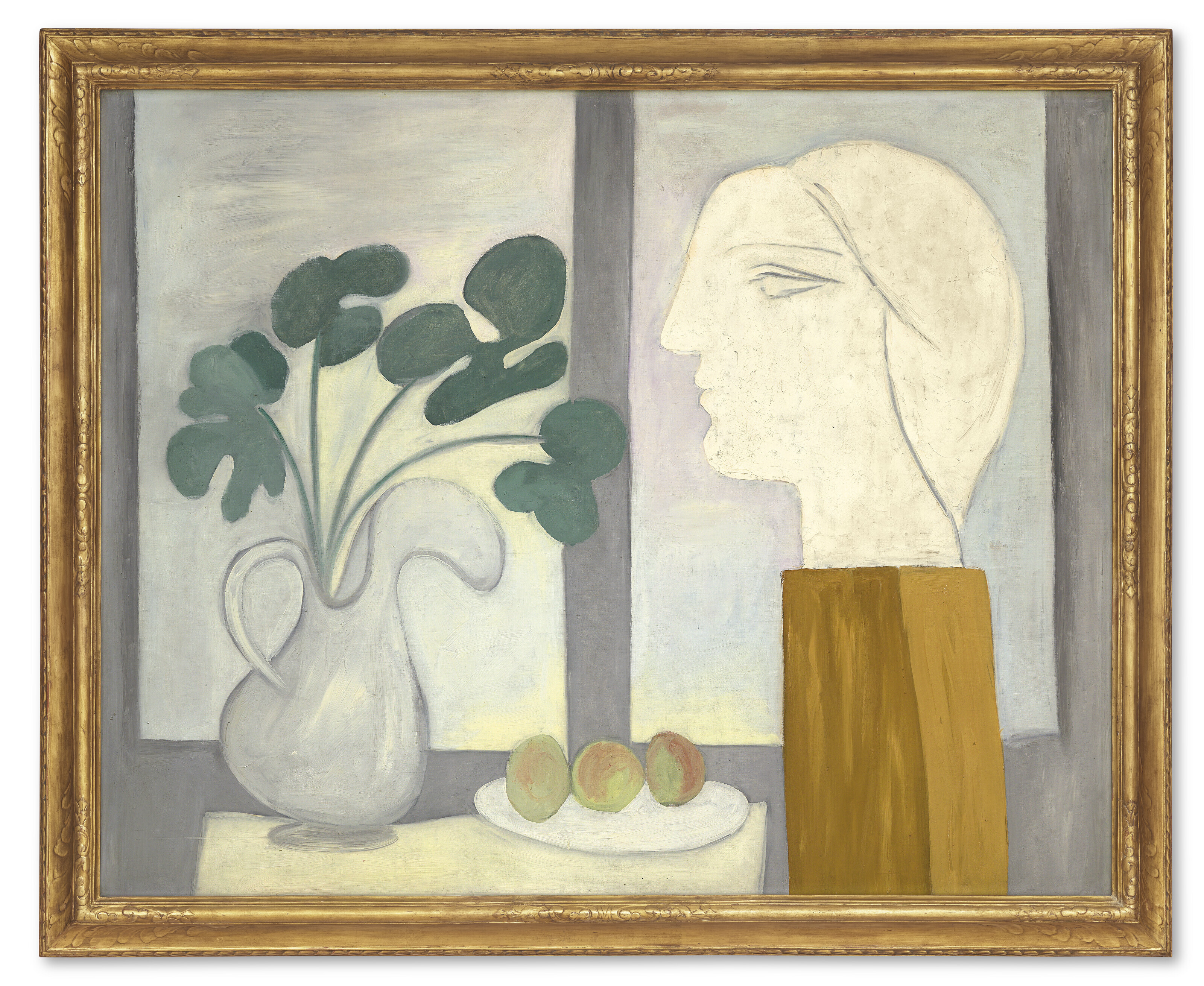 Pablo　Picasso、ワイングラス、希少な額装用画集より、新品高級額装付 PABLO PICASSO (1881-1973), Nature morte à la fenêtre | Christie's