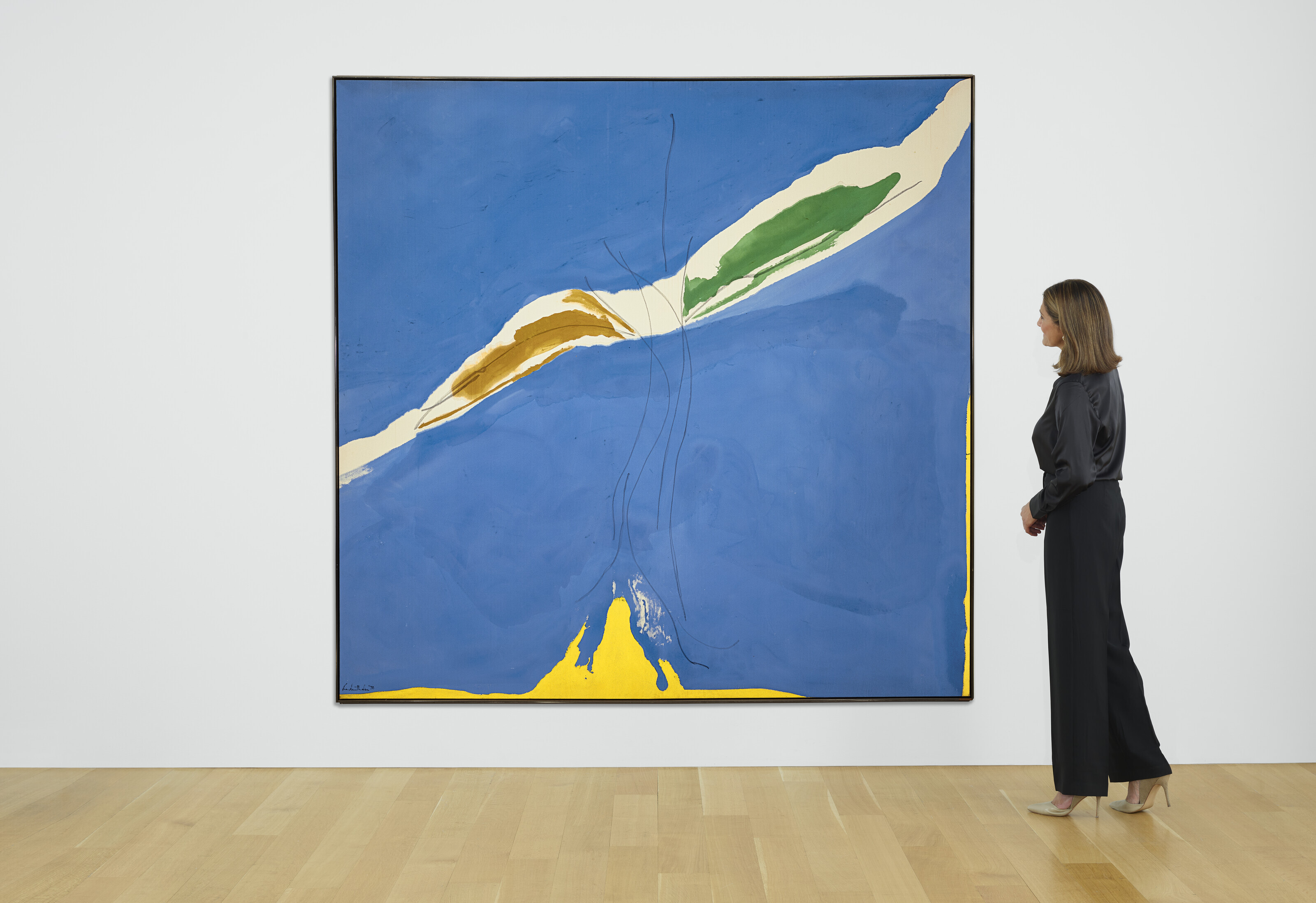 HELEN FRANKENTHALER (1928-2011), Genuine Blue | Christie's