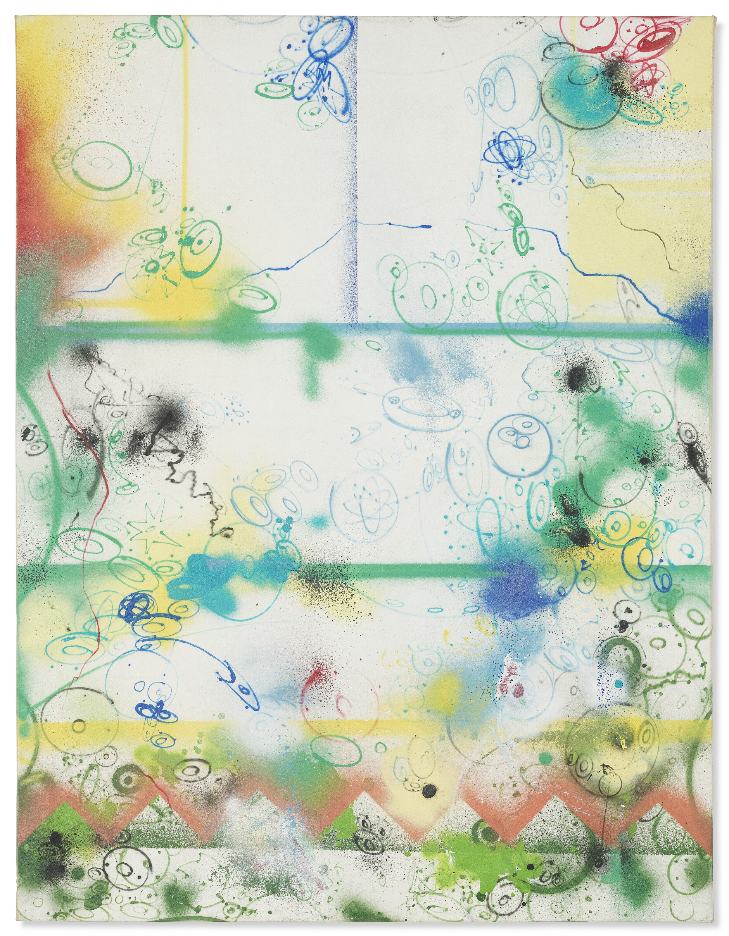 KENNY SCHARF (B. 1958), Jade Pea God | Christie's