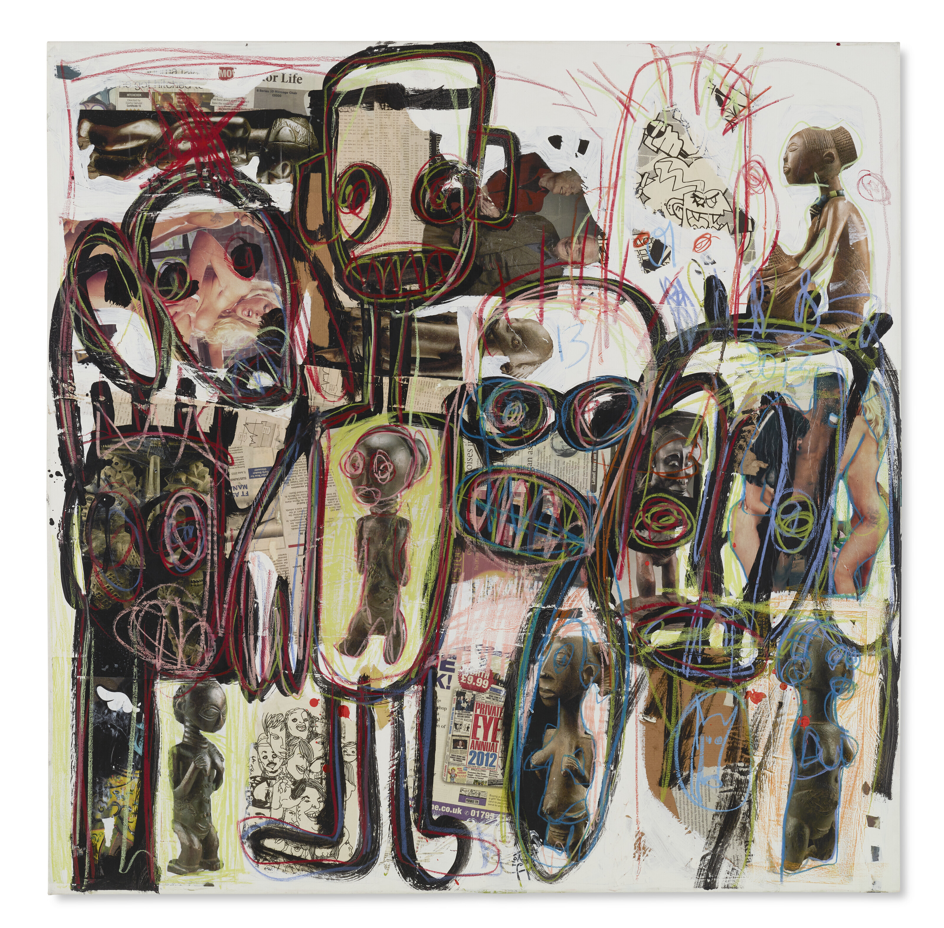KENNY SCHARF (B. 1958), Jade Pea God | Christie's