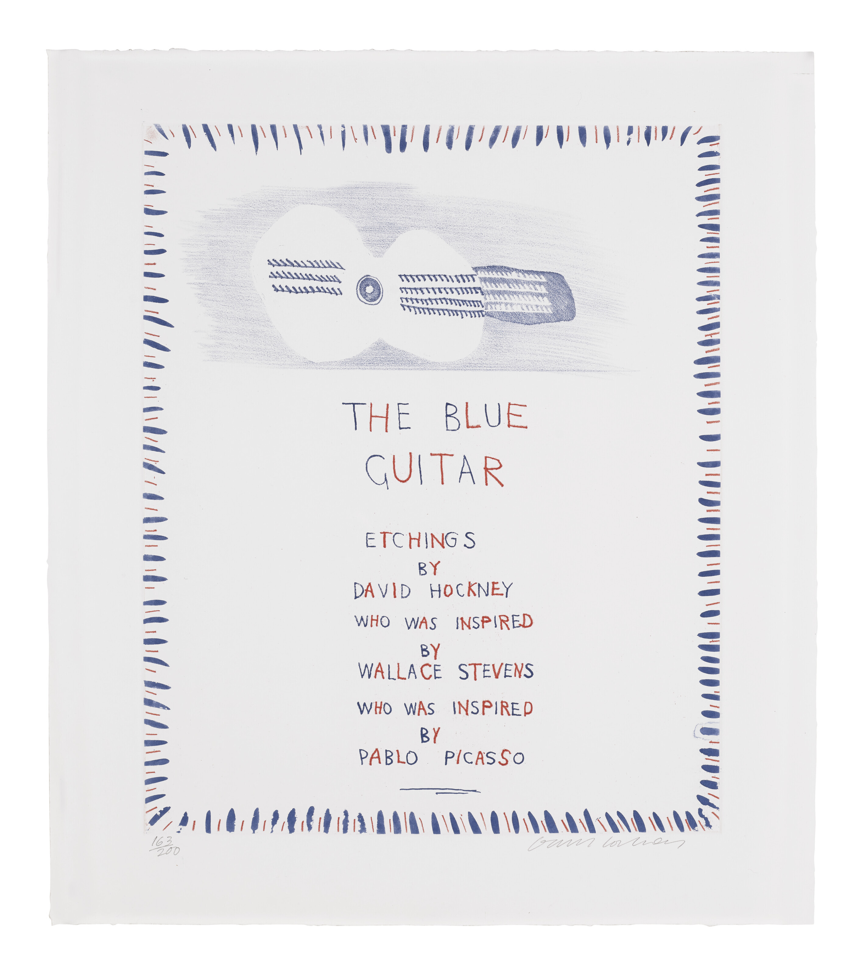 DAVID HOCKNEY (B. 1937), The Blue Guitar | Christie's