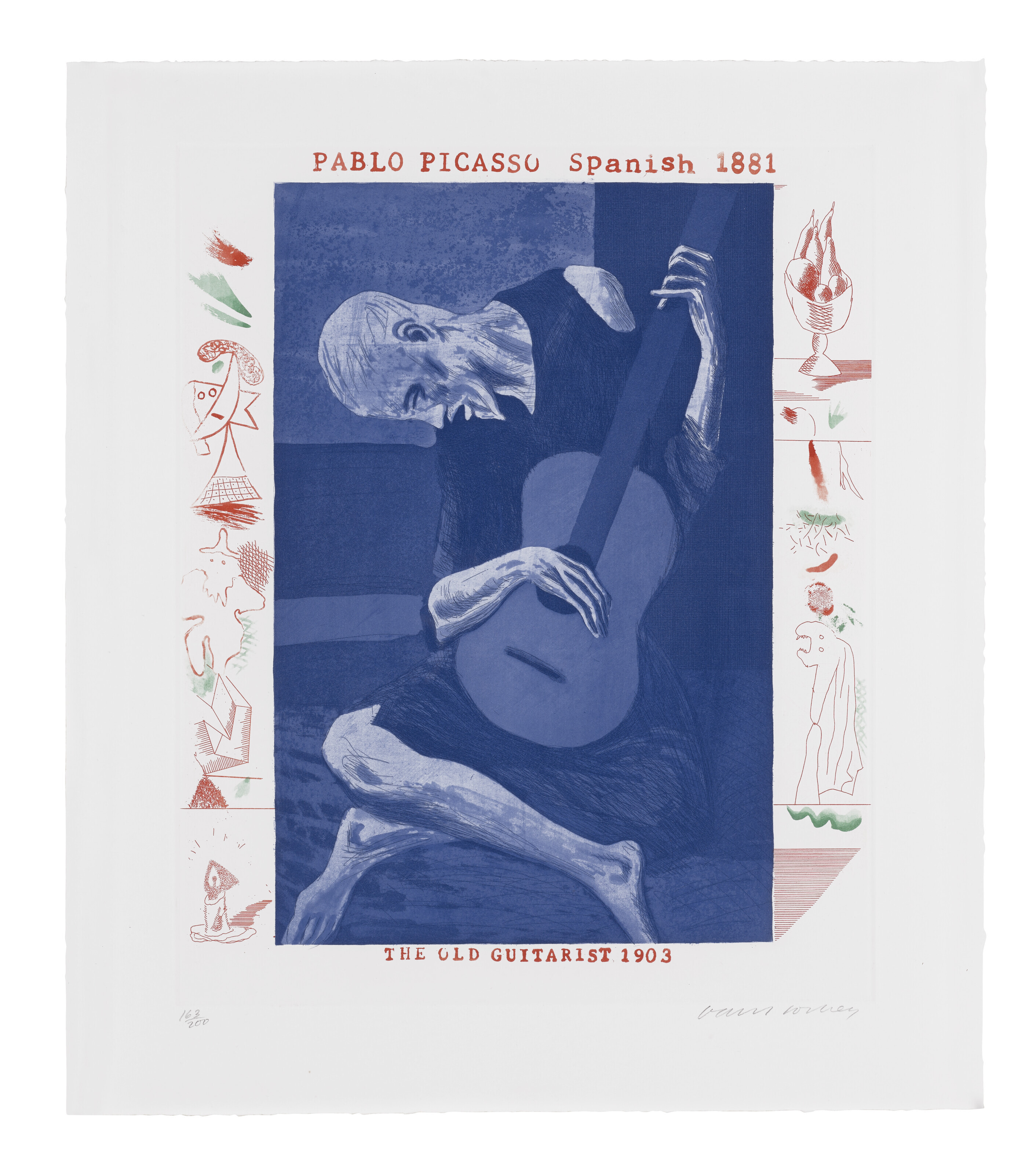 DAVID HOCKNEY (B. 1937), The Blue Guitar | Christie's