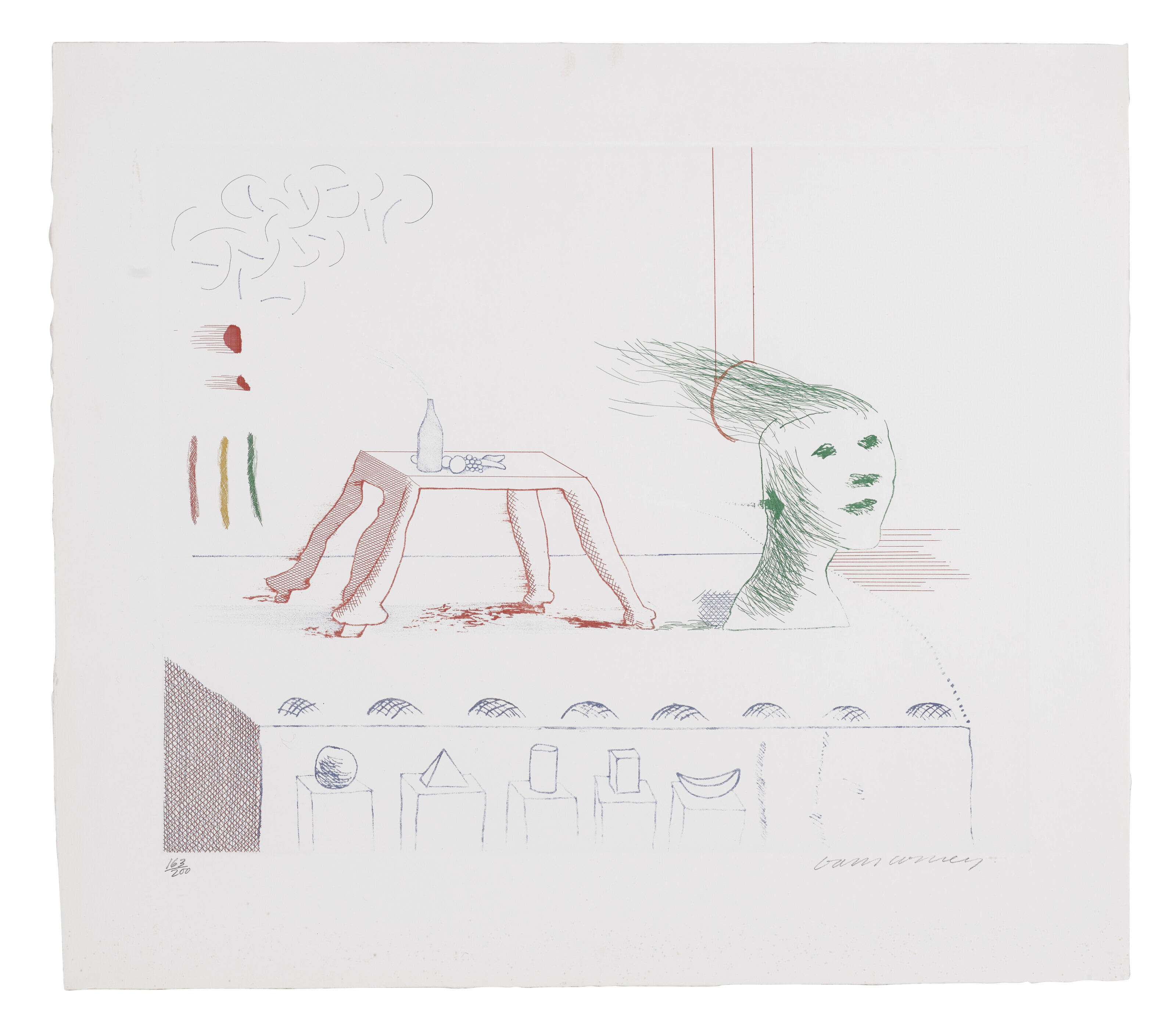 DAVID HOCKNEY (B. 1937), The Blue Guitar | Christie's