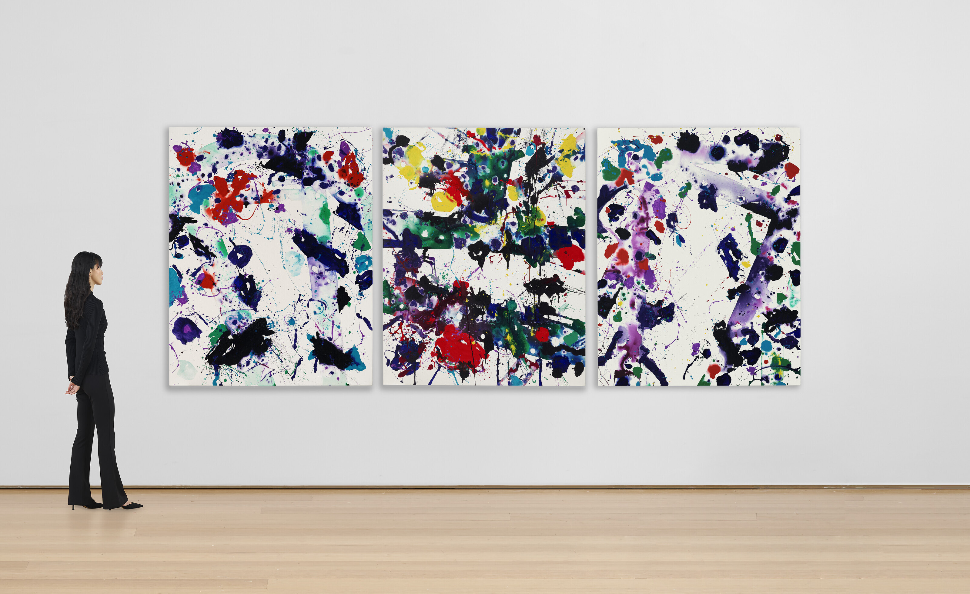 SAM FRANCIS (1923-1994), Untitled (Triptych) | Christie's