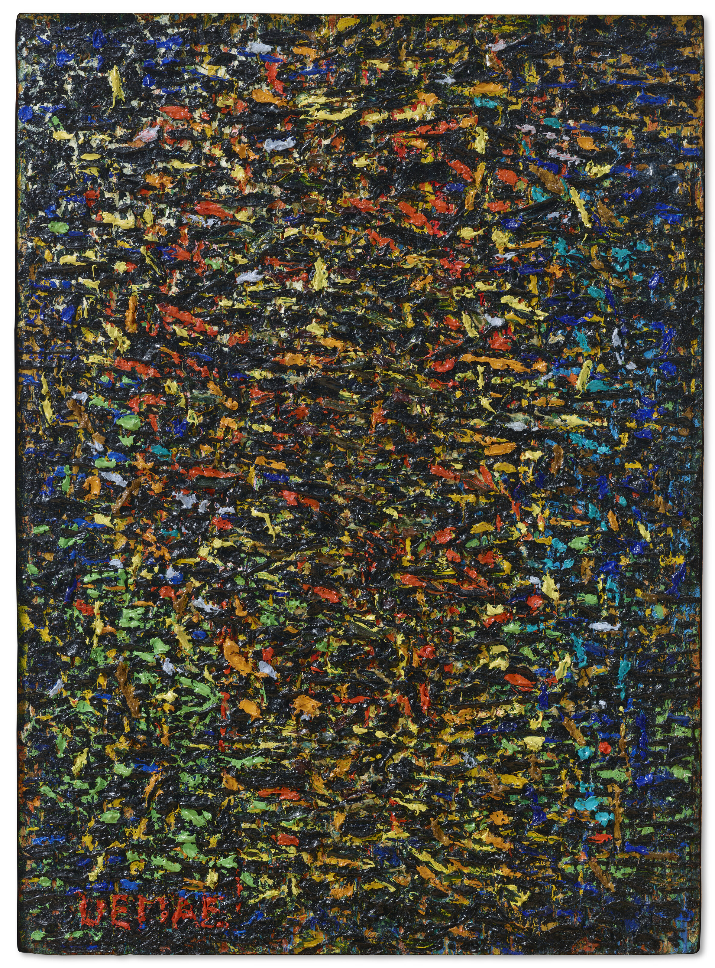 Chiyu Uemae, Untitled, 1957, sold for $47,880 on 29 September 2023 at Christie's in New York