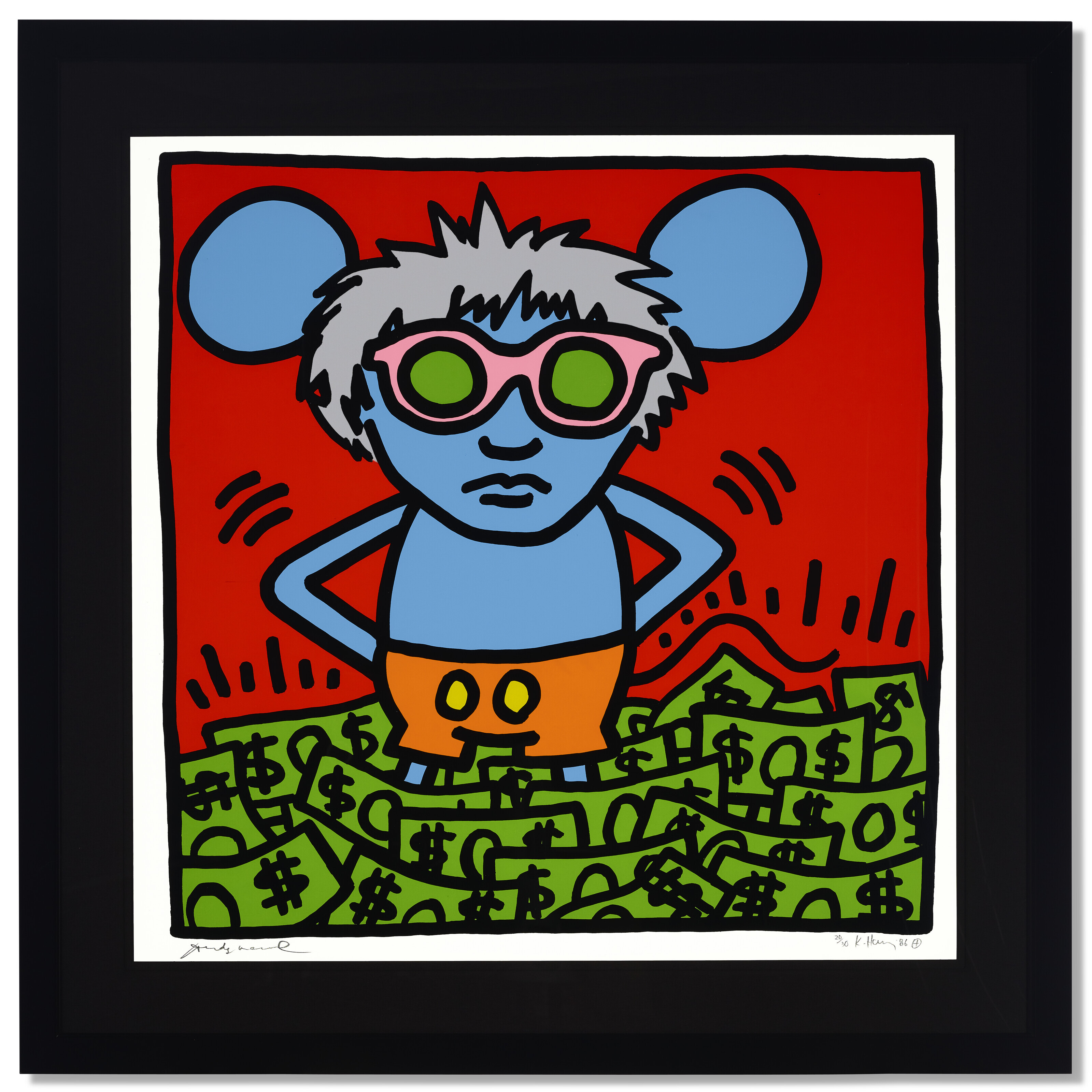 KEITH HARING (1958-1990), Andy Mouse | Christie's