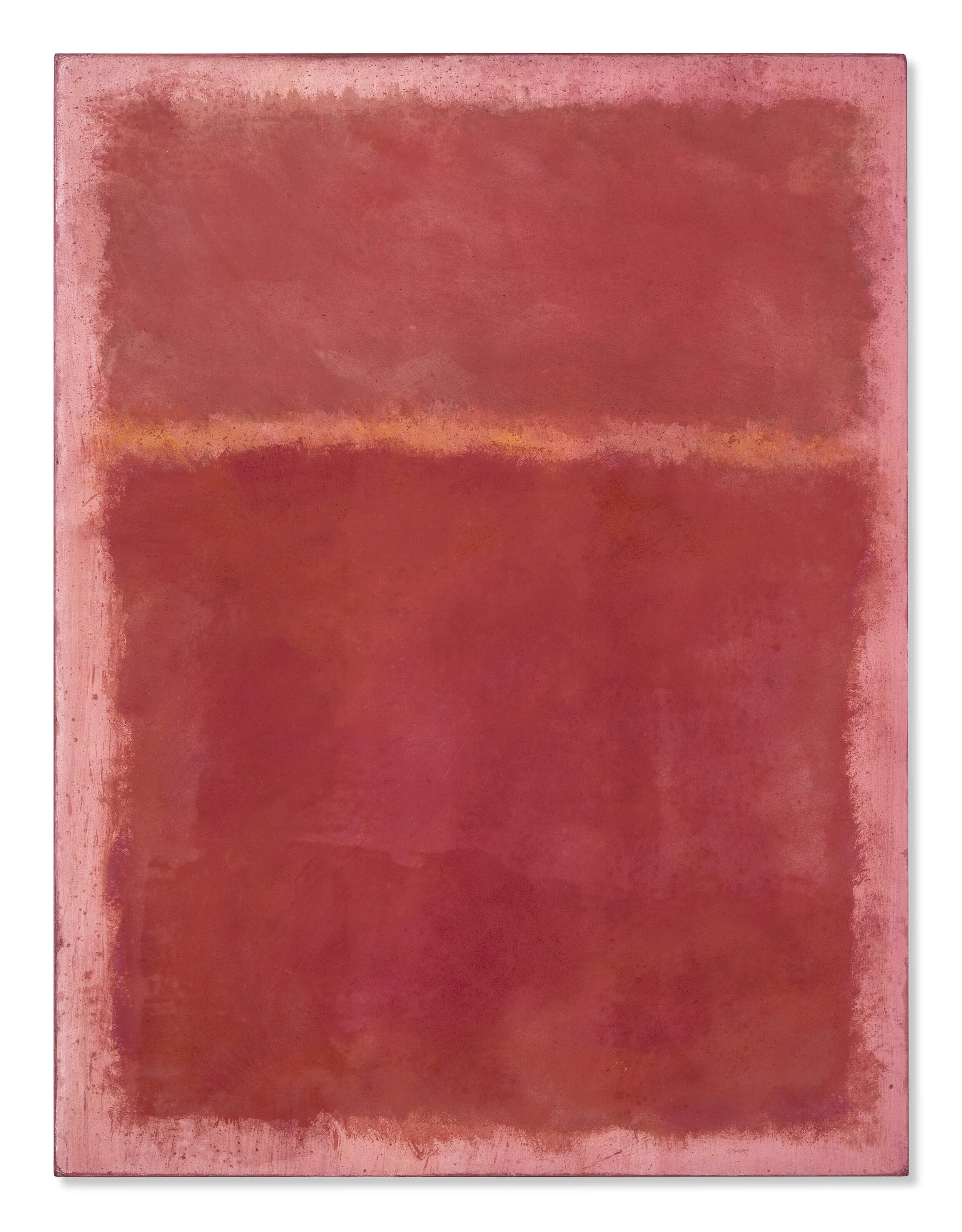 Untitled (Red, Orange on Pink)