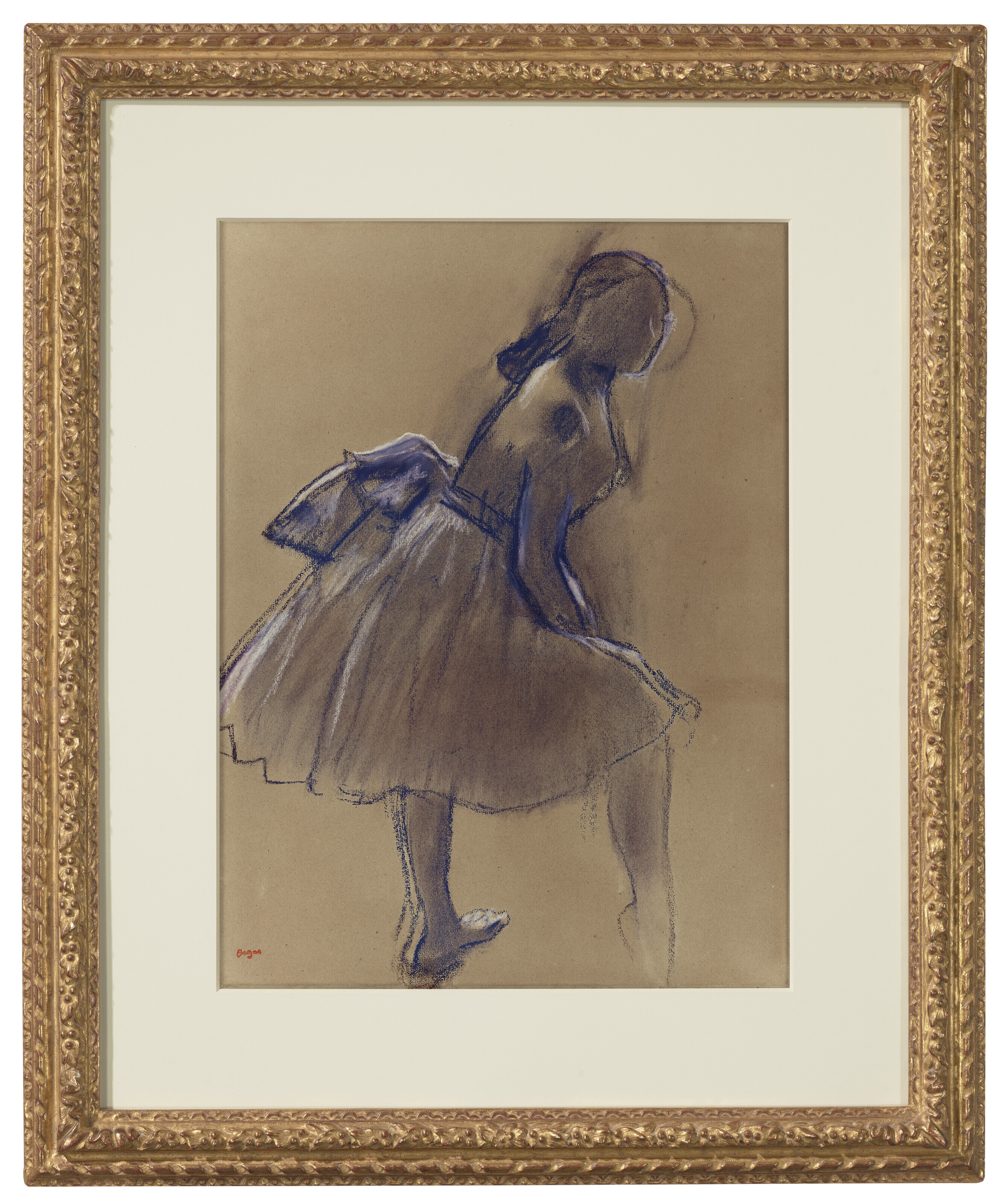 EDGAR DEGAS (1834-1917), Danseuse debout, de profil | Christie's