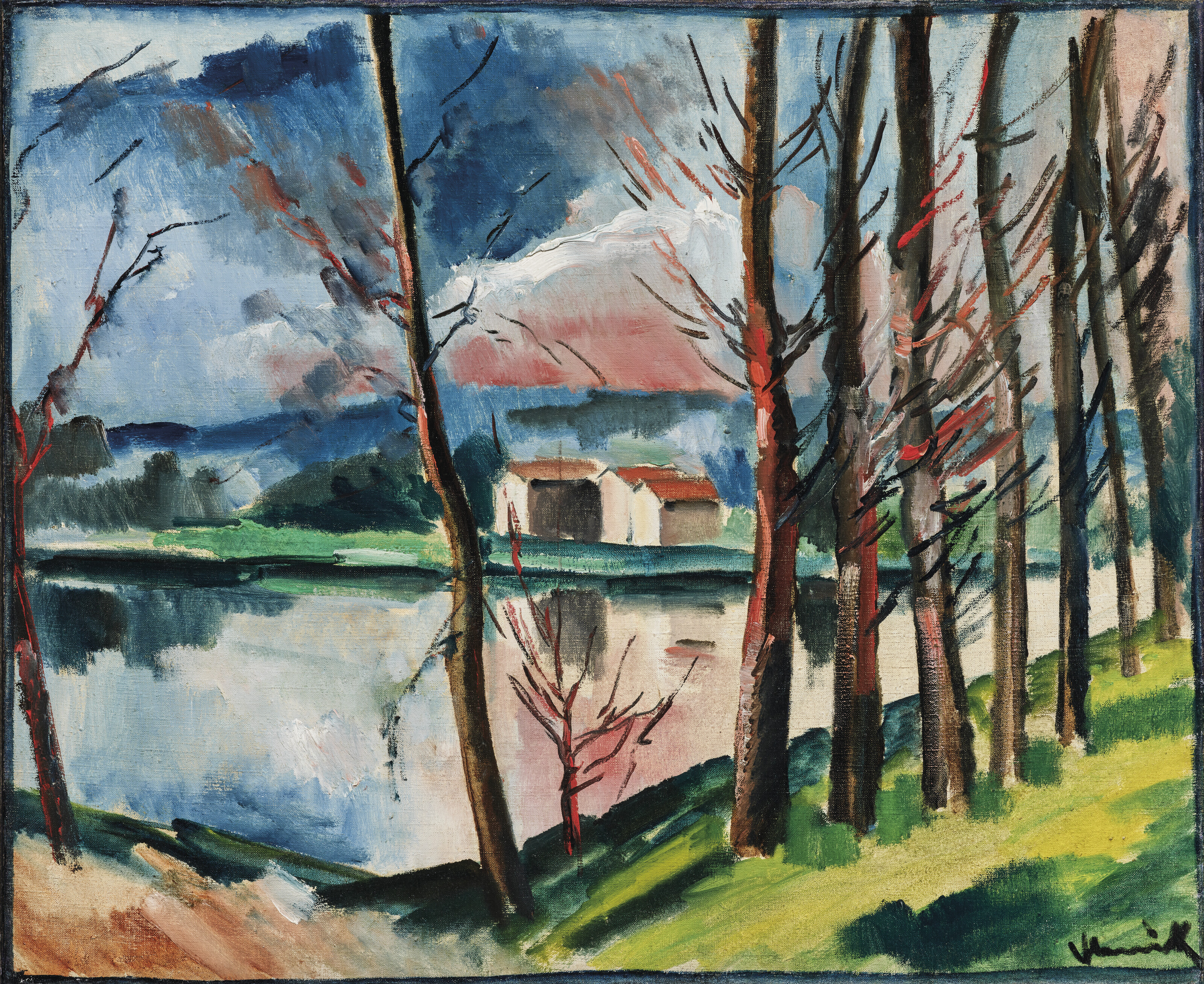 Maurice de Vlaminck【水辺の風景】 The River by Maurice de Vlaminck