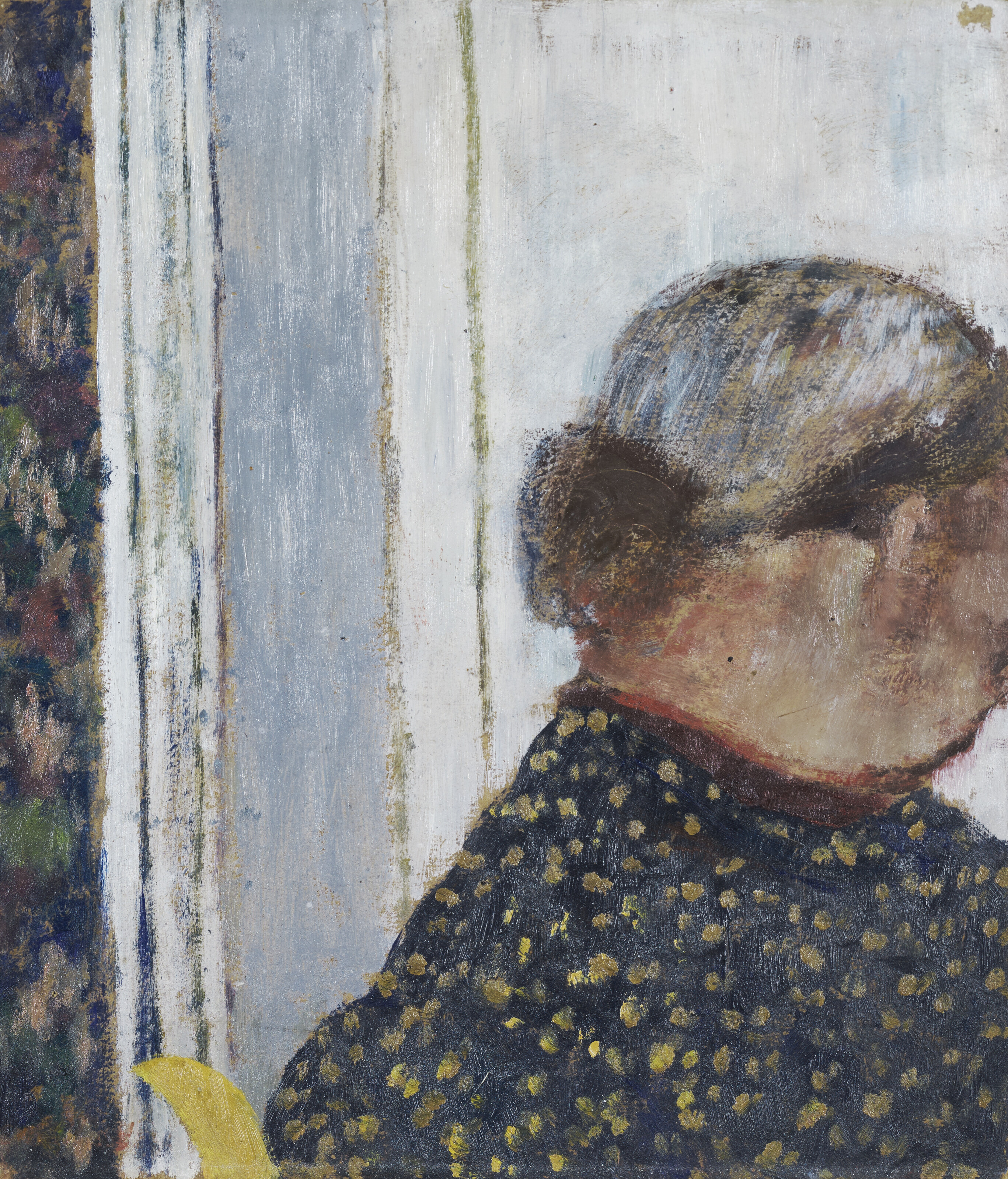 ÉDOUARD VUILLARD (1868-1940), Marie penchée sur son ouvrage