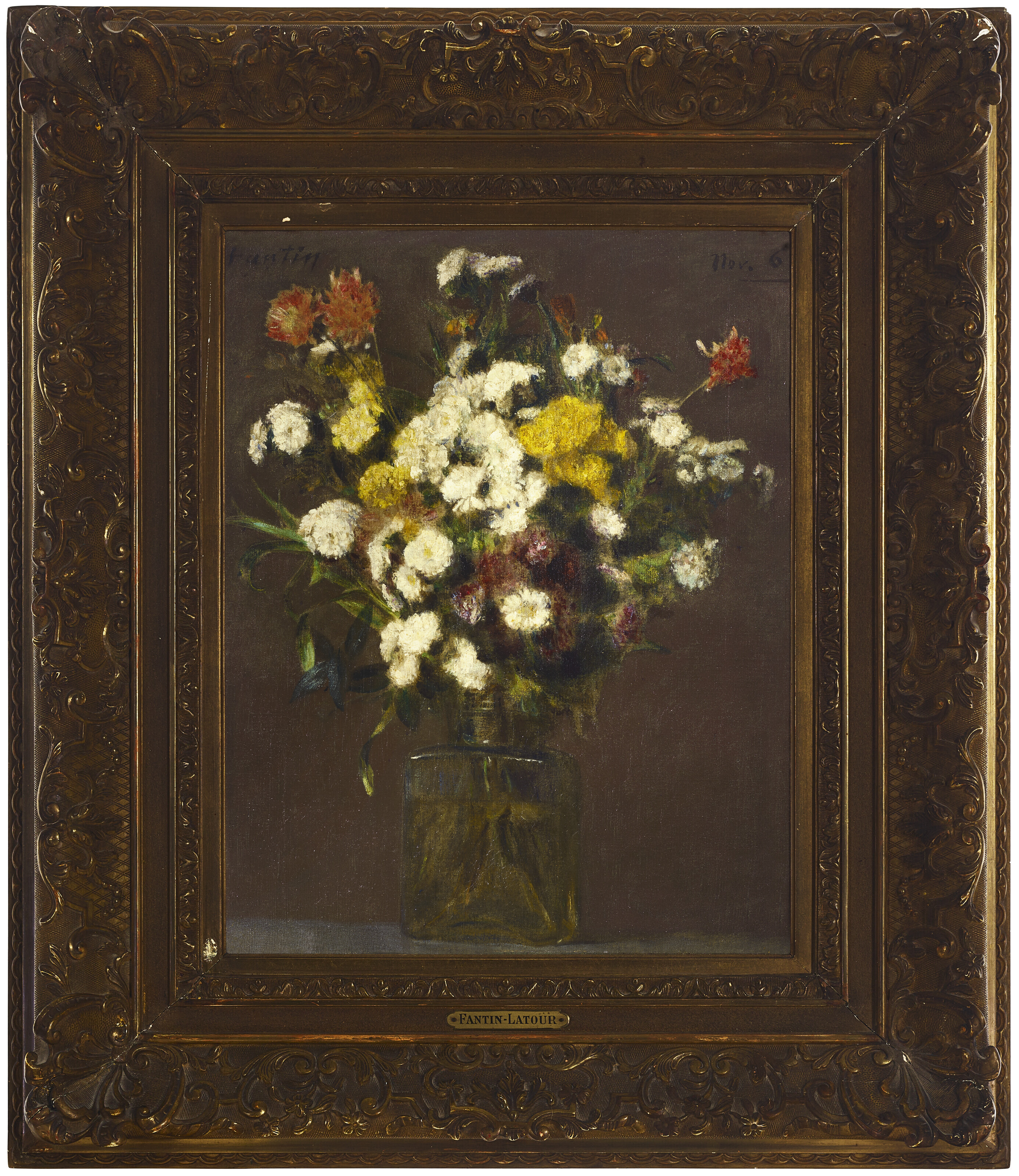 Henri Fantin-Latour、海外版超希少レゾネ、新品高級額装付 HENRI FANTIN-LATOUR (1836-1904), Reines marguerites et fleurs