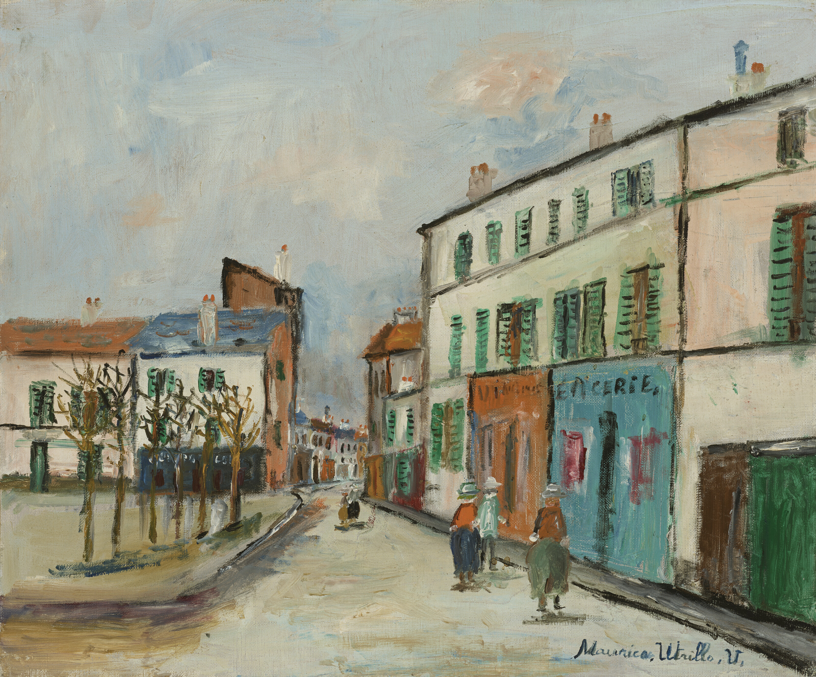 Maurice Utrillo、LANNOIS(SEINE ET OISE) MAURICE UTRILLO | SANNOIS (SEINE ET OISE) | Impressionist & Modern