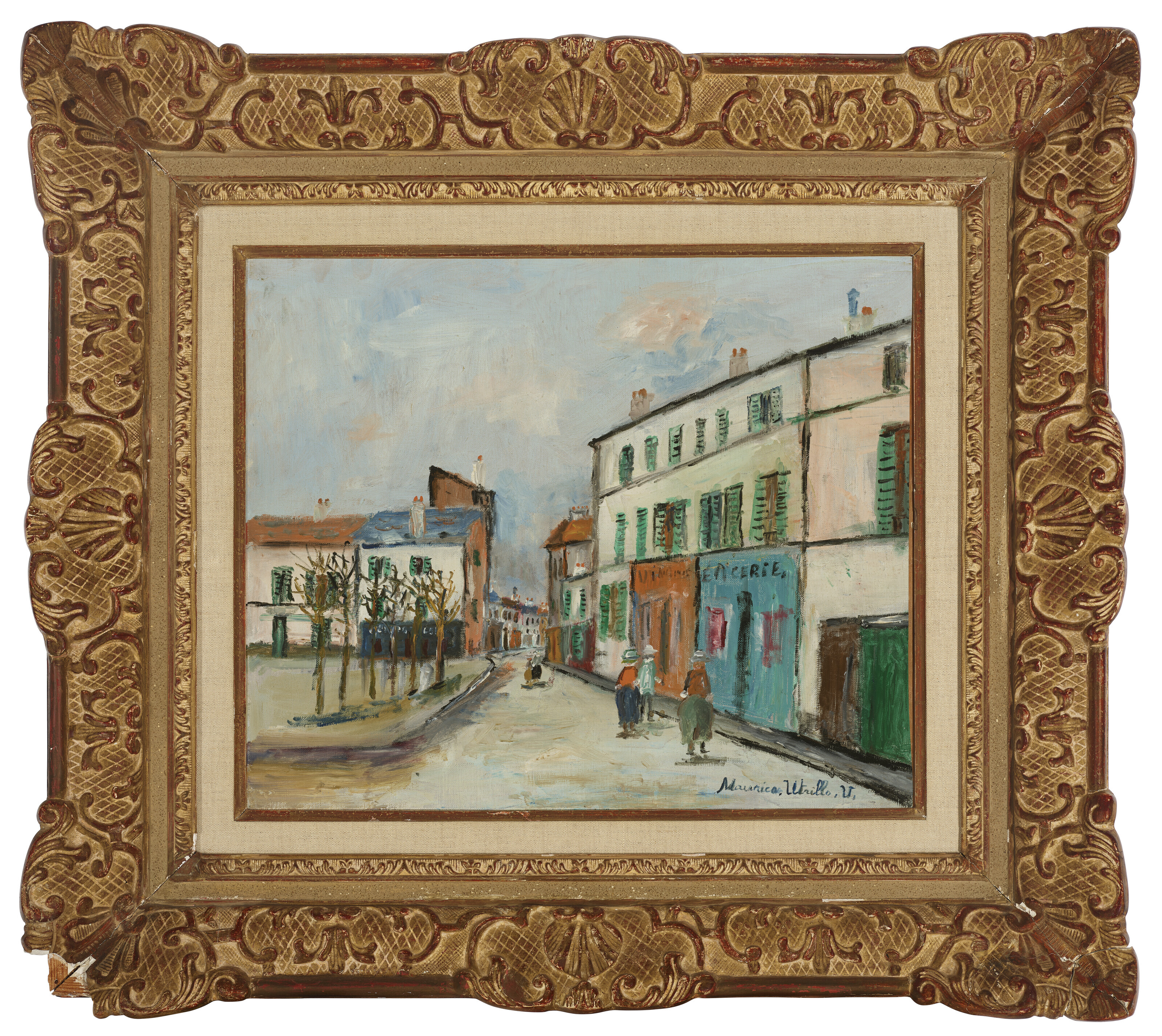 MAURICE UTRILLO (1883-1955), Place de l'église à Montmagny