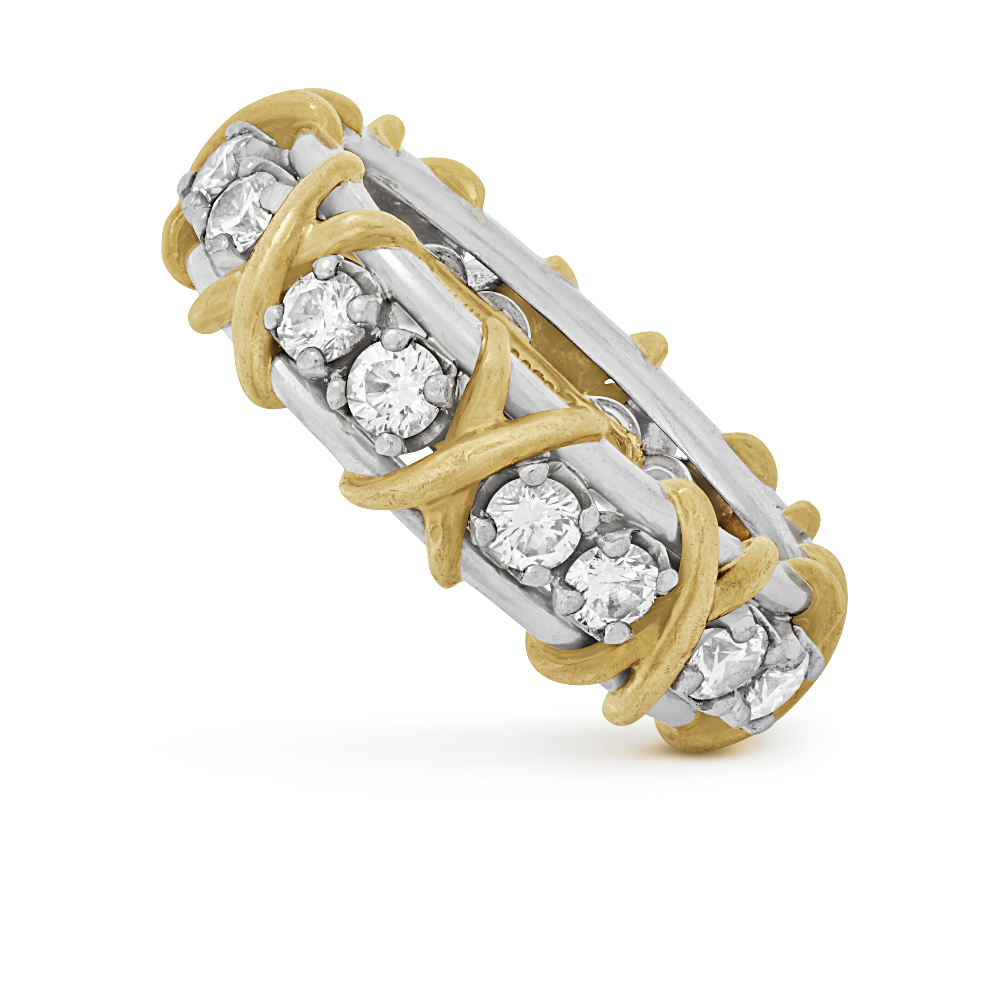 NO RESERVE | TIFFANY & CO., SCHLUMBERGER 'SIXTEEN STONE' DIAMOND RING