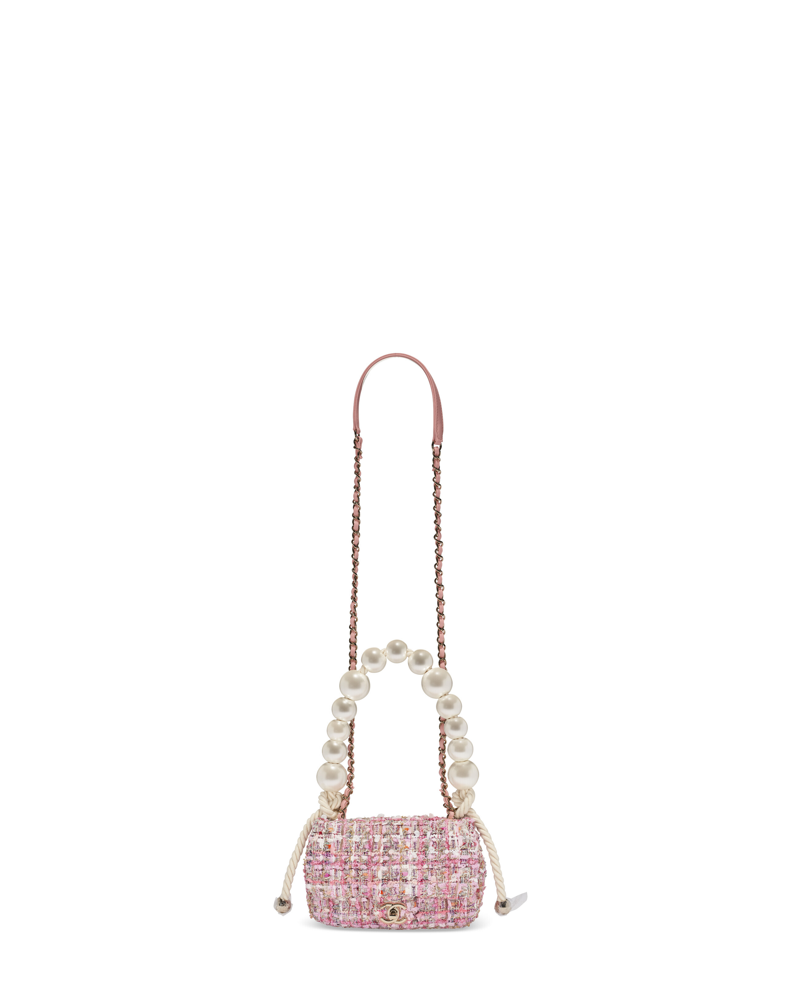 Chanel pearl tweed bag on sale