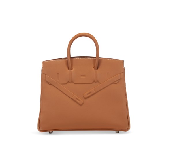 A LIMITED EDITION GOLD SWIFT LEATHER SHADOW BIRKIN 25, HERMÈS