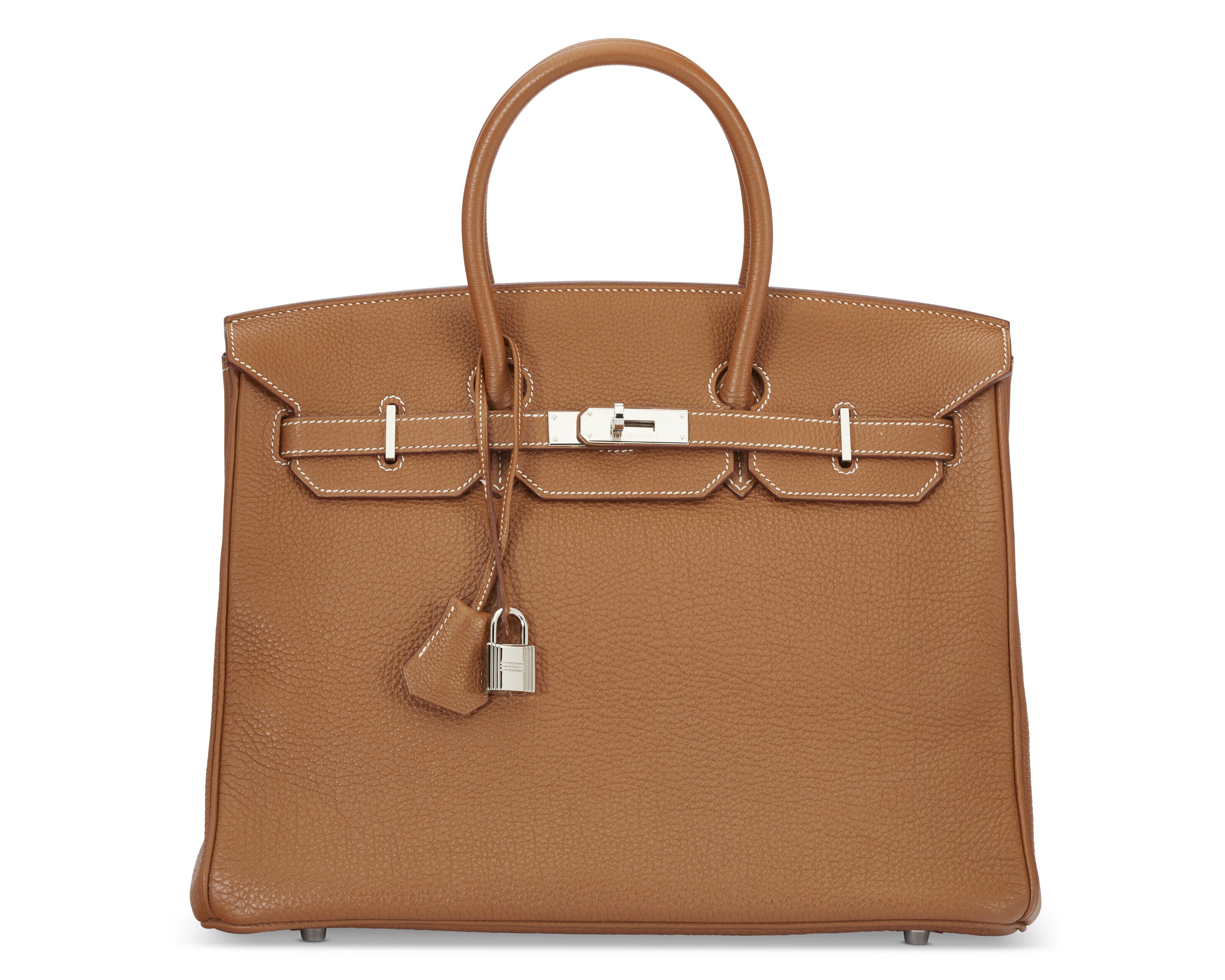 A LIMITED EDITION GOLD SWIFT LEATHER SHADOW BIRKIN 35, HERMÈS