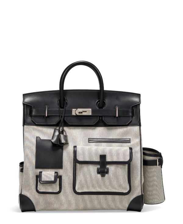 Birkin cargo hac 40 black box evercalf and toile PHW limited