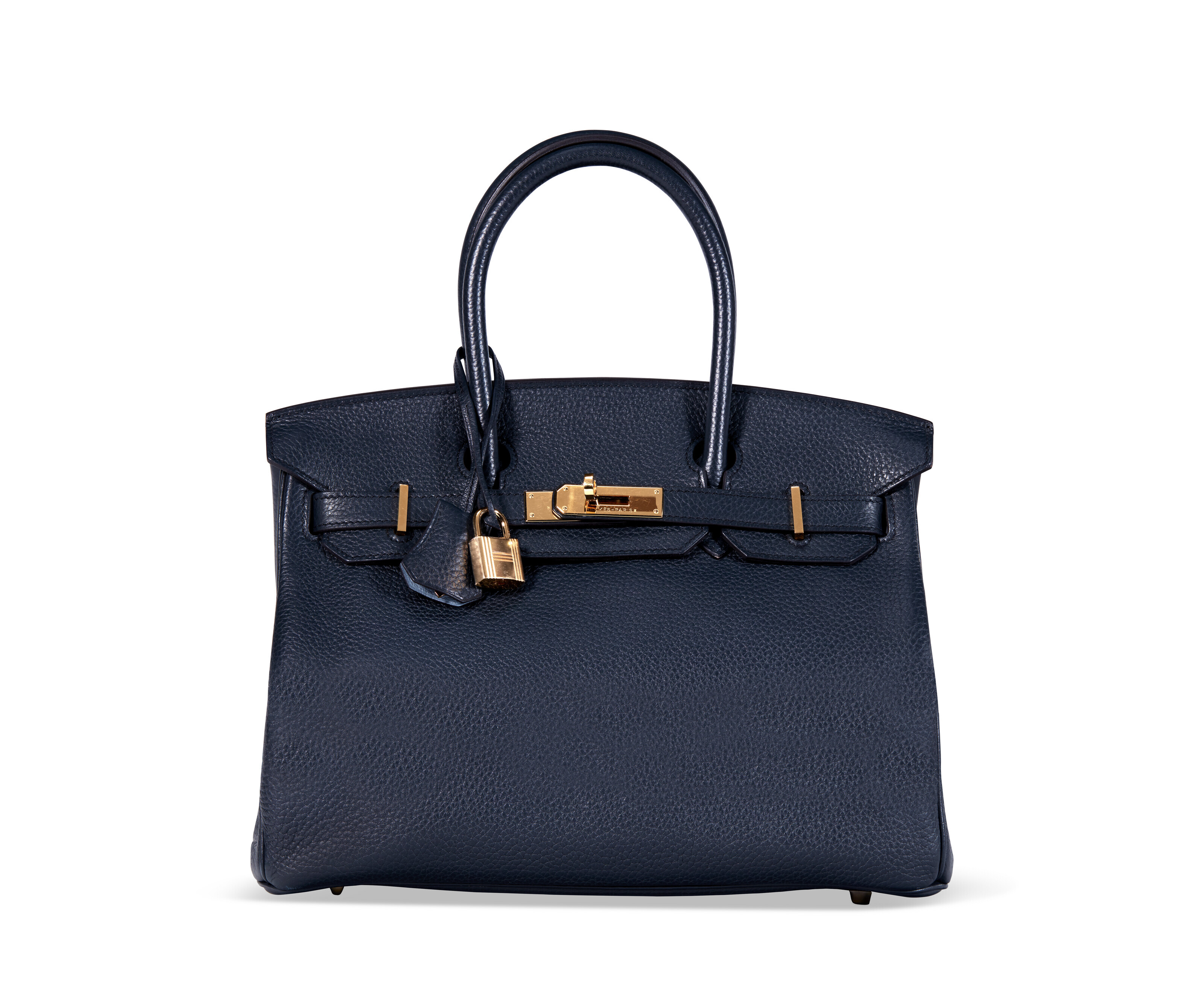 A BLEU NUIT EVERCOLOR LEATHER KELLY DANSE II WITH GOLD HARDWARE