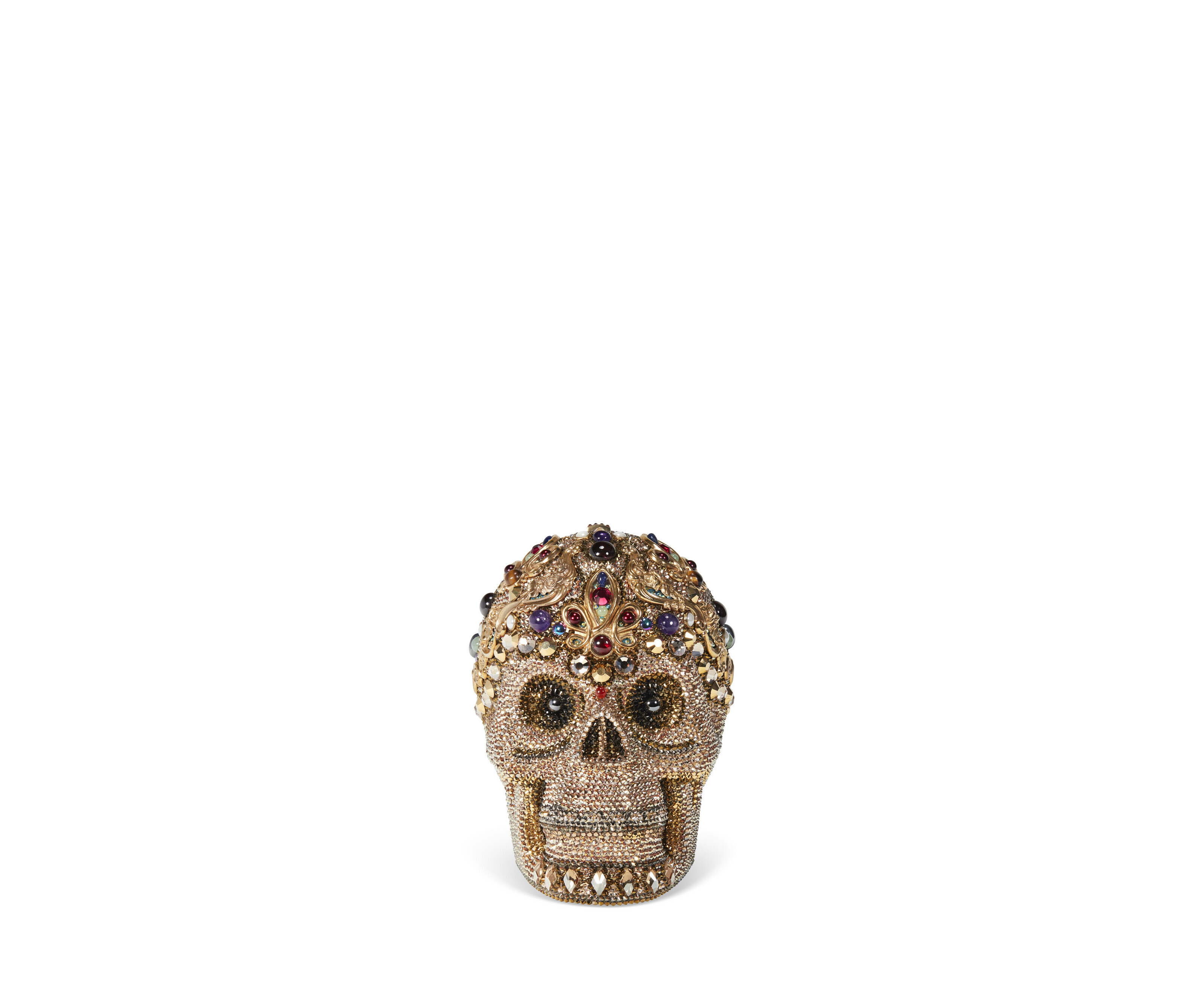 A CHAMPAGNE & MULTICOLOR CRYSTAL 
