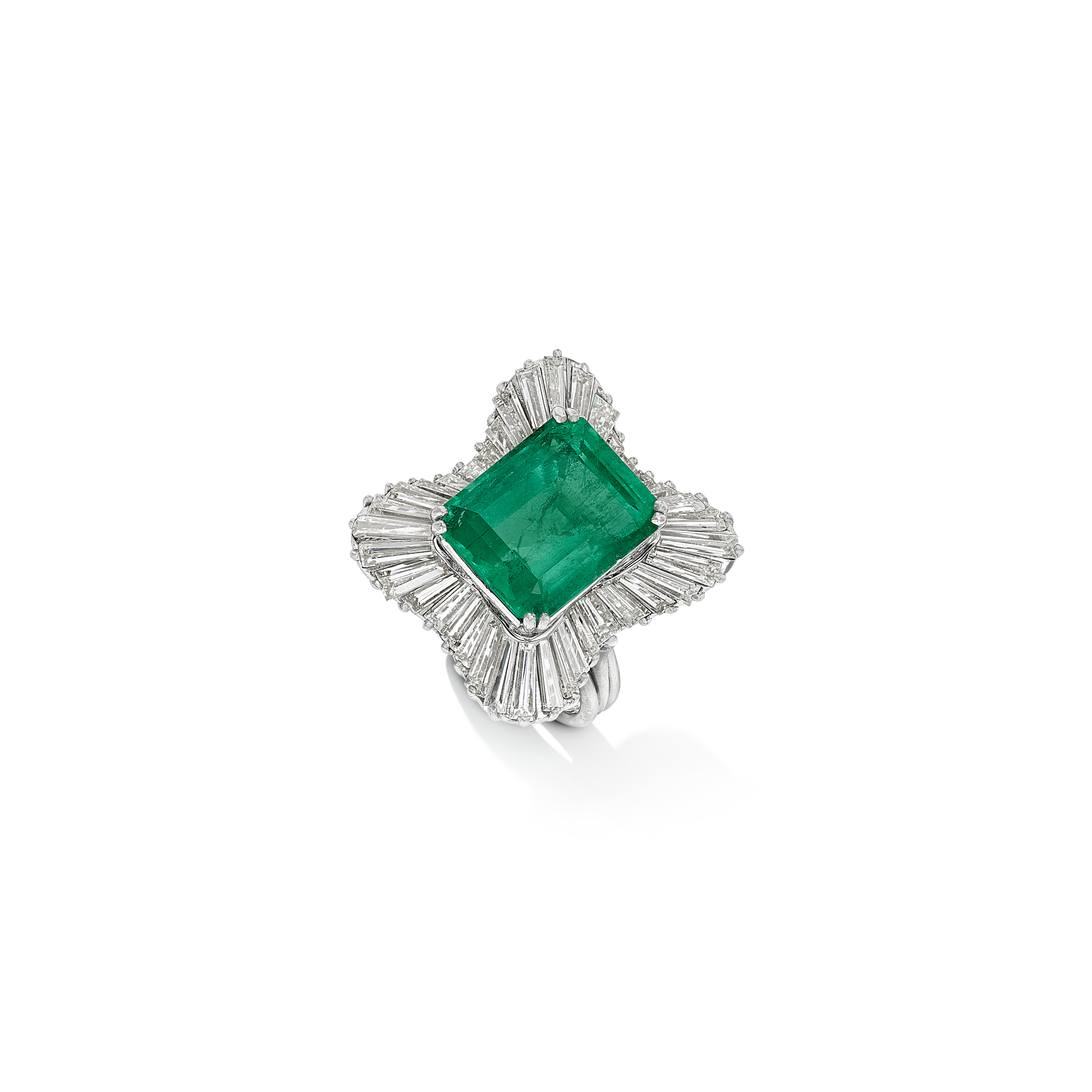 Catalog image of EMERALD AND DIAMOND RING