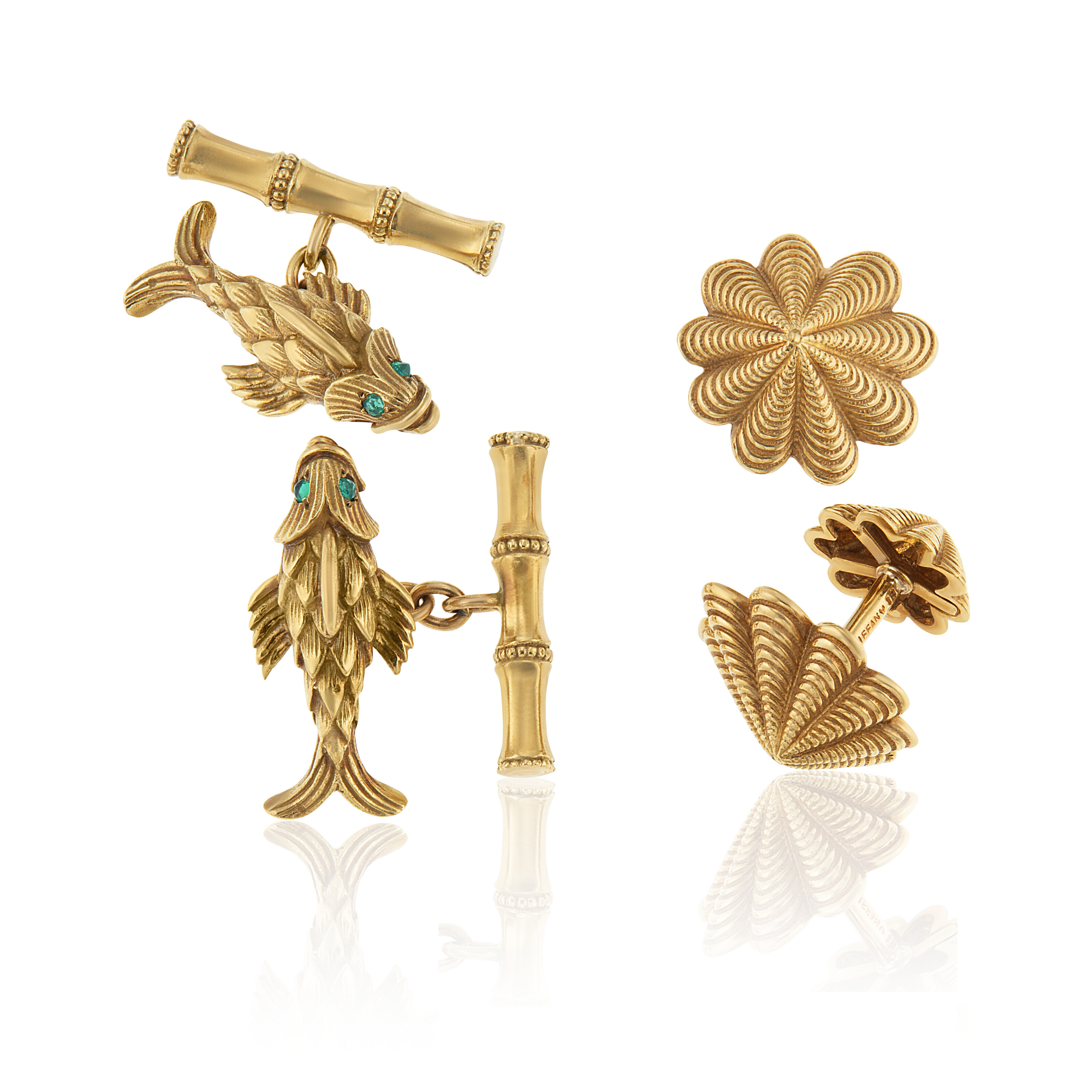 NO RESERVE | TIFFANY & CO., JEAN SCHLUMBERGER TWO PAIRS OF GOLD