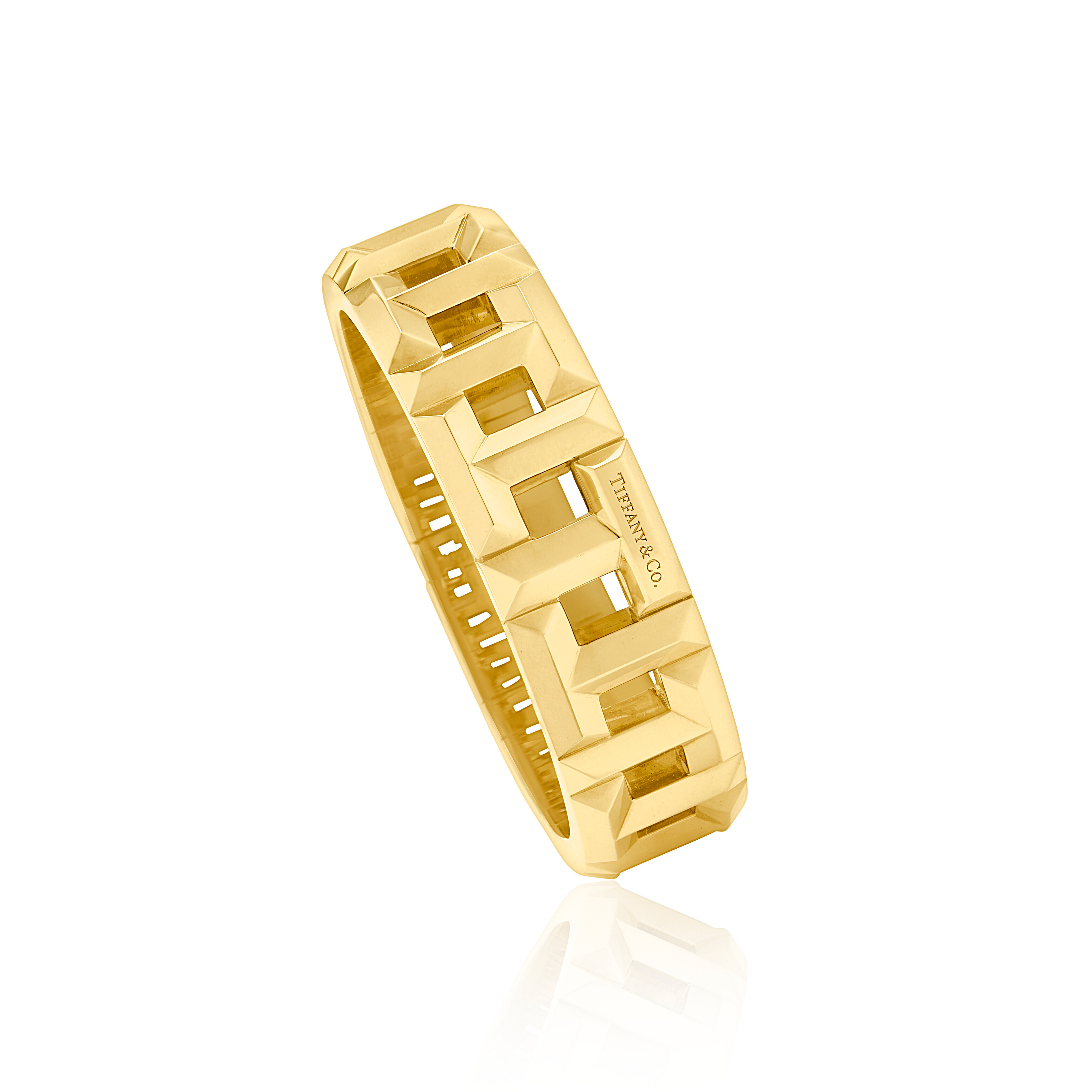 TIFFANY CO. GOLD TRUE T BRACELET Christie s