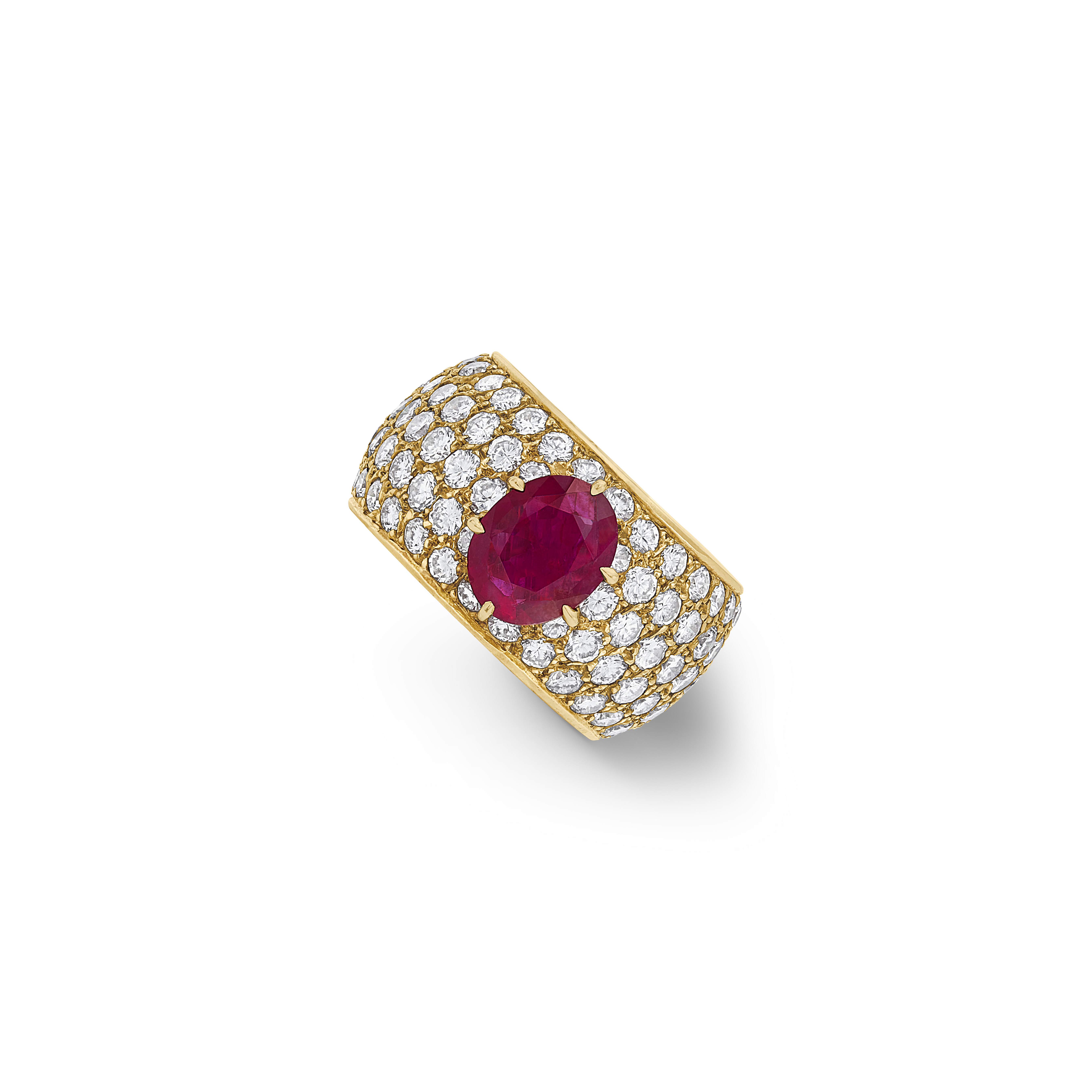 VAN CLEEF & ARPELS RUBY AND DIAMOND RING, | Christie’s
