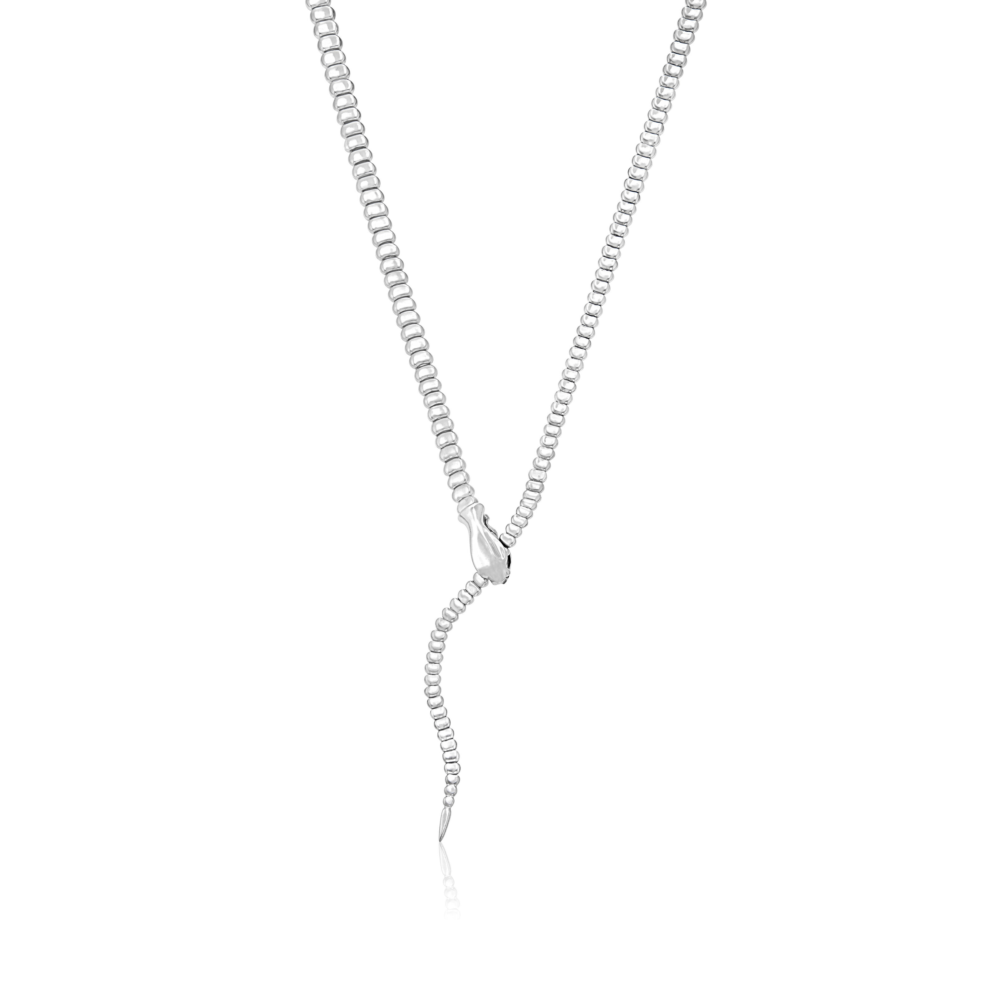TIFFANY CO. ELSA PERETTI PLATINUM SNAKE NECKLACE Christie s