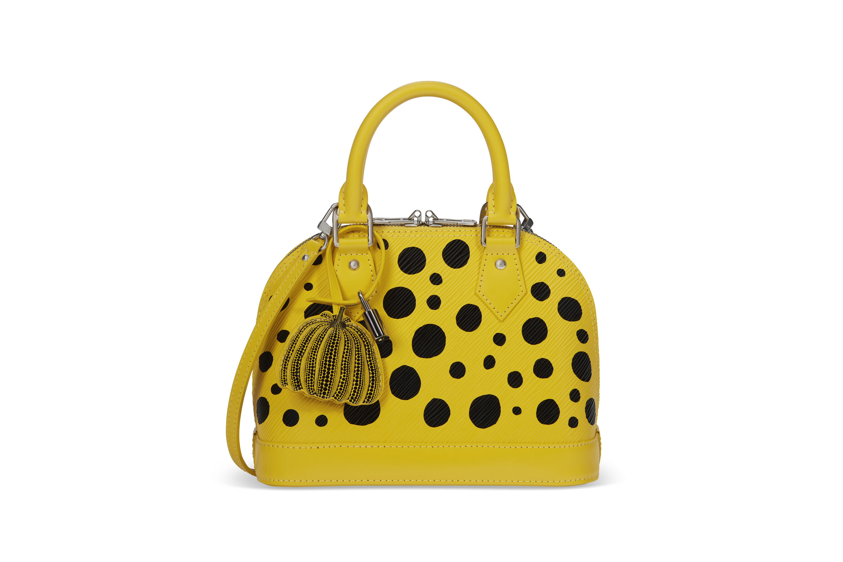 A RARE, LIMITED EDITION YELLOW & BLACK MONOGRAM LEATHER