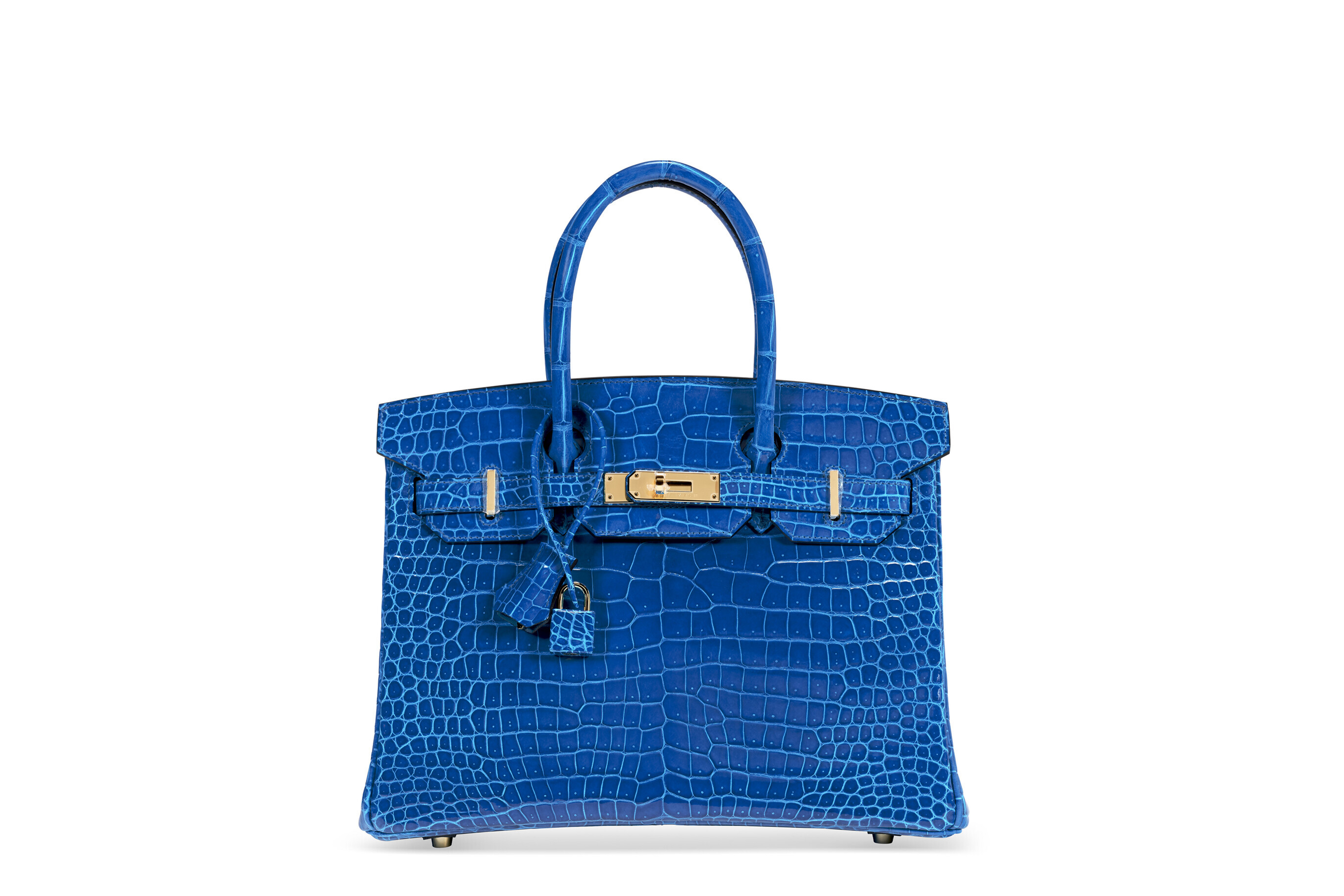 Hermes birkin crocodile blue clearance