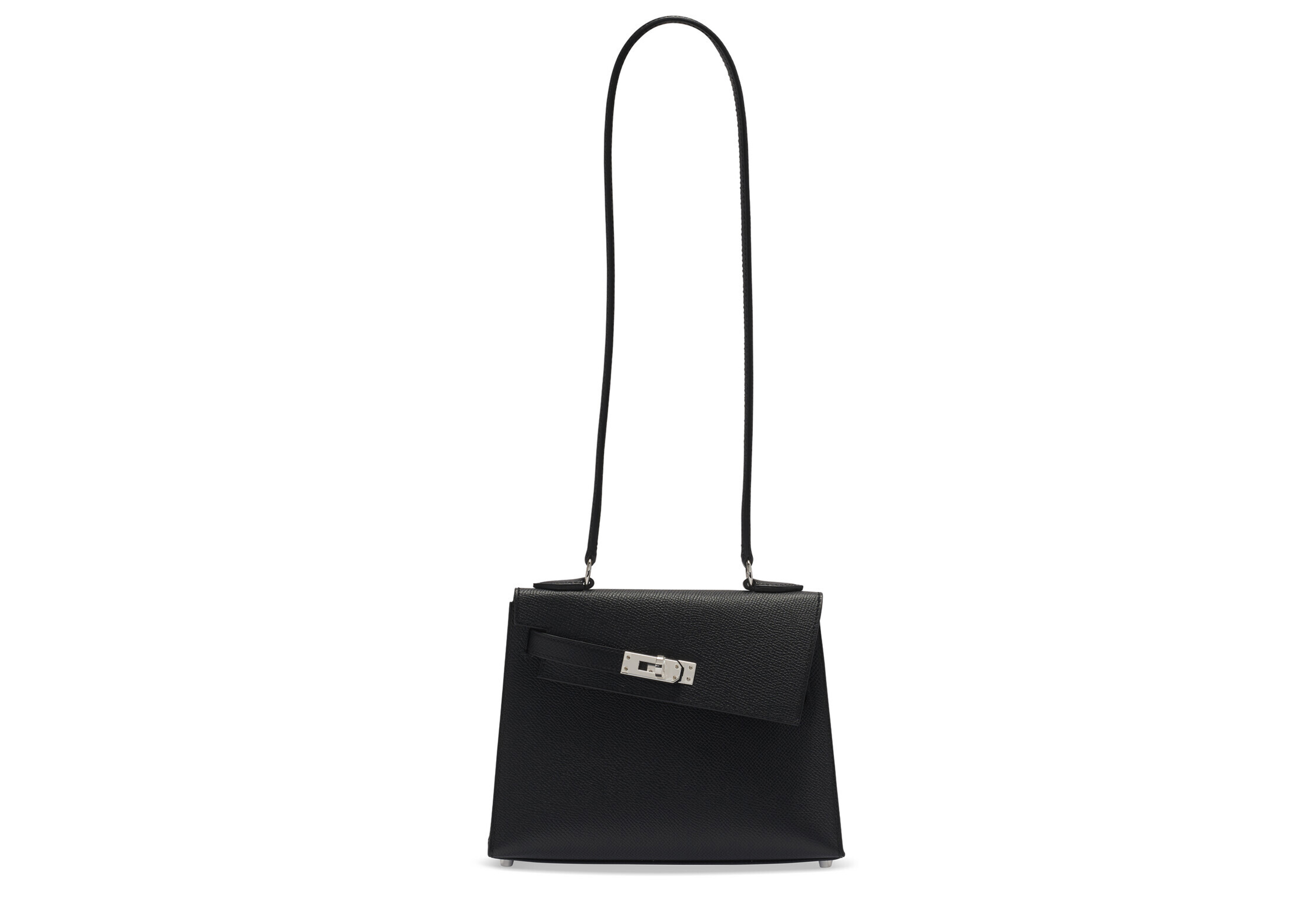 A LIMITED EDITION BLACK EPSOM LEATHER SELLIER KELLY DÉSORDRE 20 II
