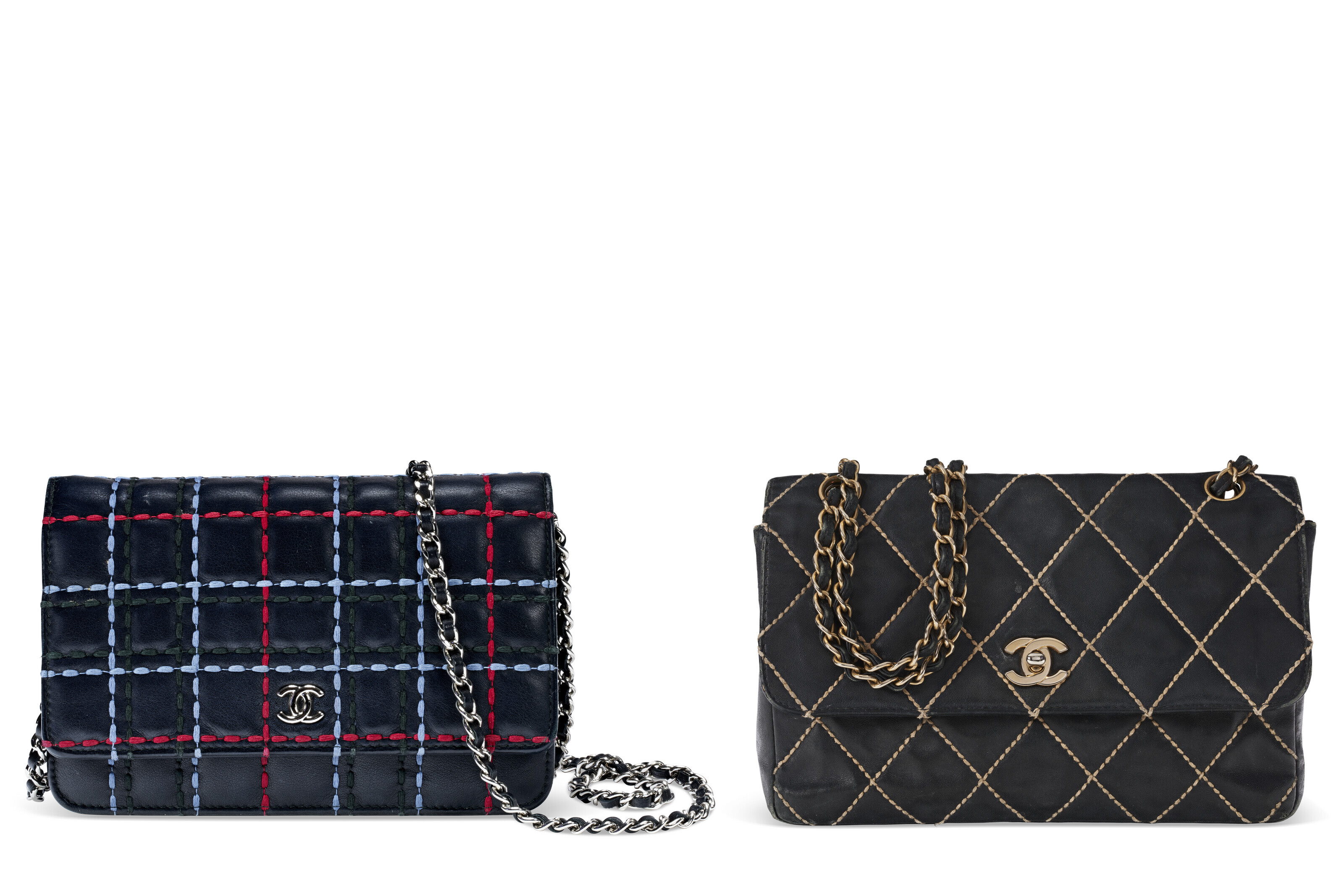 Chanel wild stitch flap bag outlet