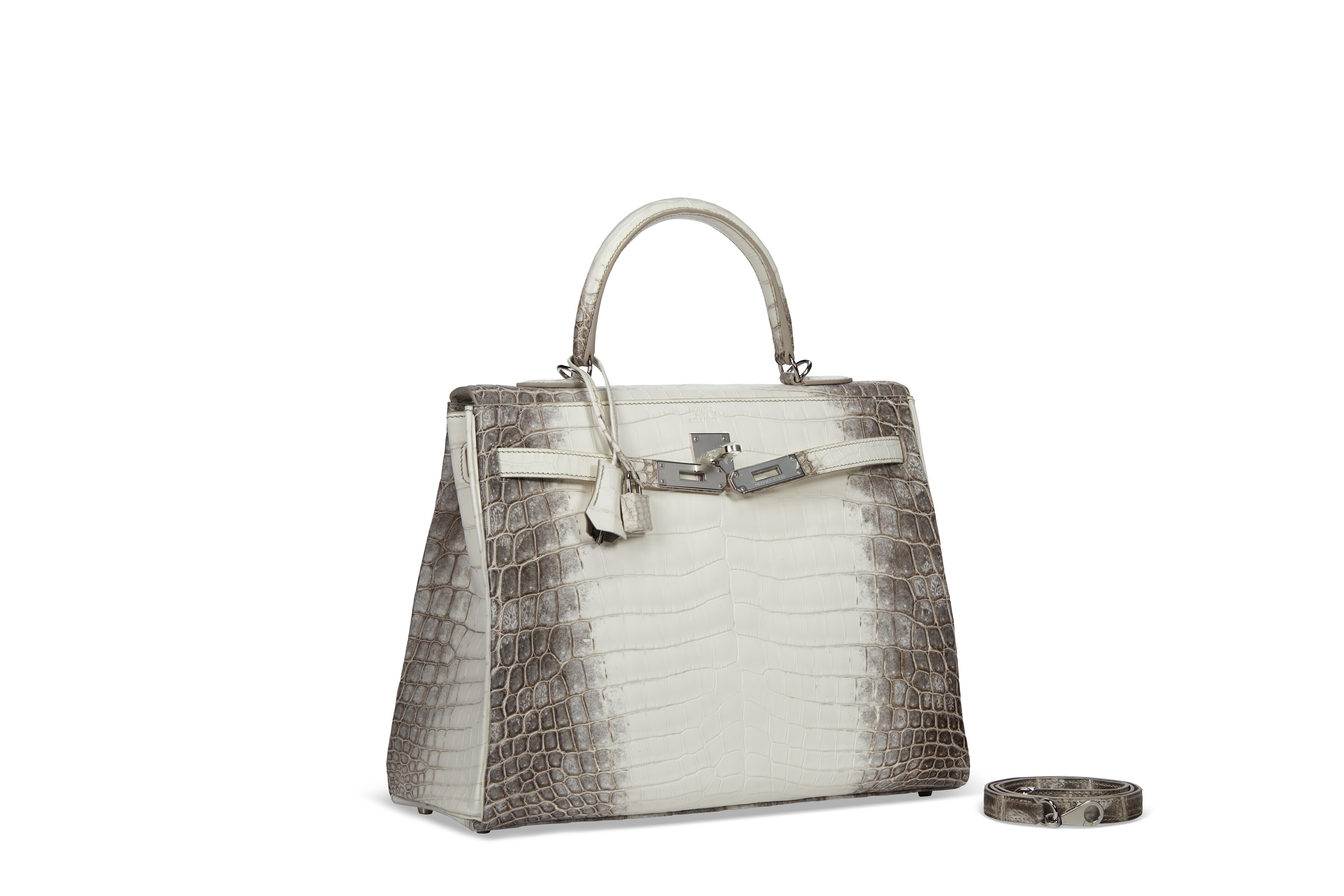 White Crocodile Himalayan Kelly Birkin Bag Hermès Birkin Handbag