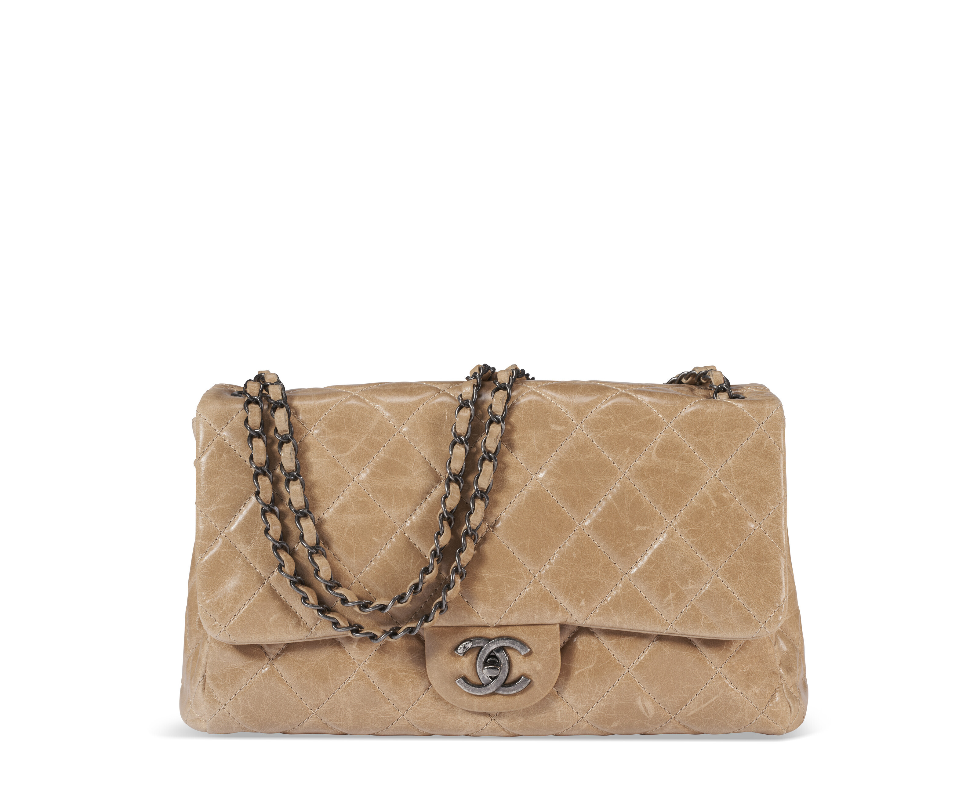 CHANEL ベージュ ストロー パーティーバッグ 78939440.jpg