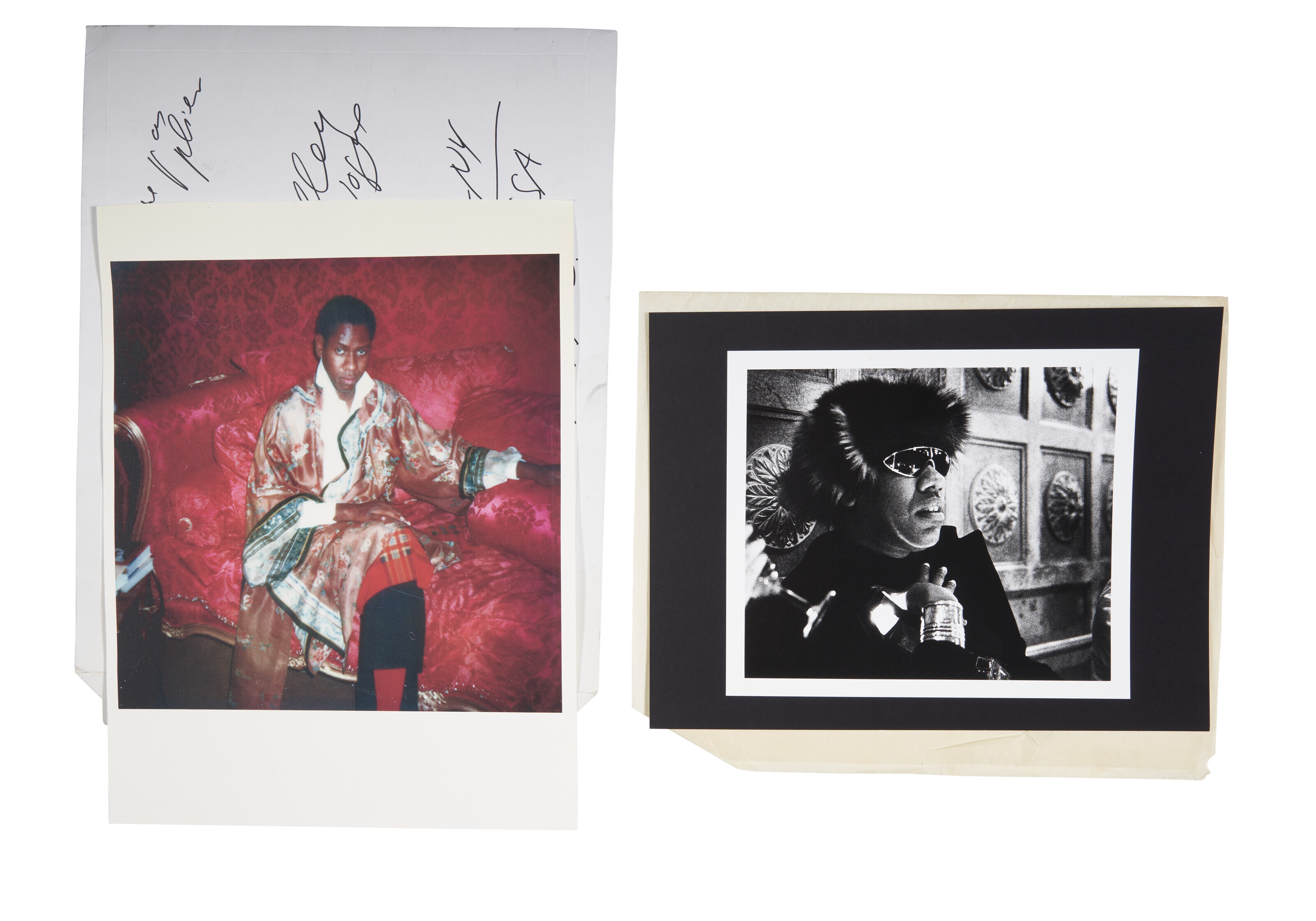 LAGERFELD, Karl (1933-2019), ENVELOPE ADDRESSED TO ANDRÉ LEON TALLEY