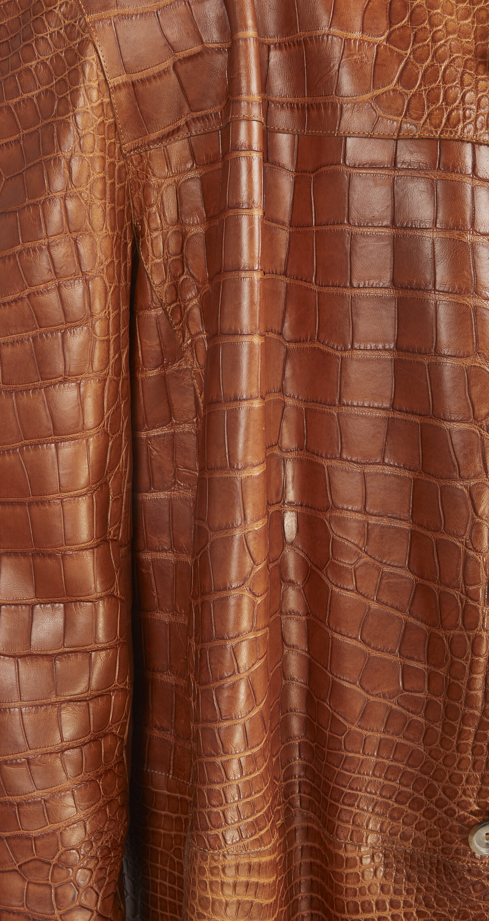 AN UMBER ALLIGATOR COAT, PRADA | Christie's