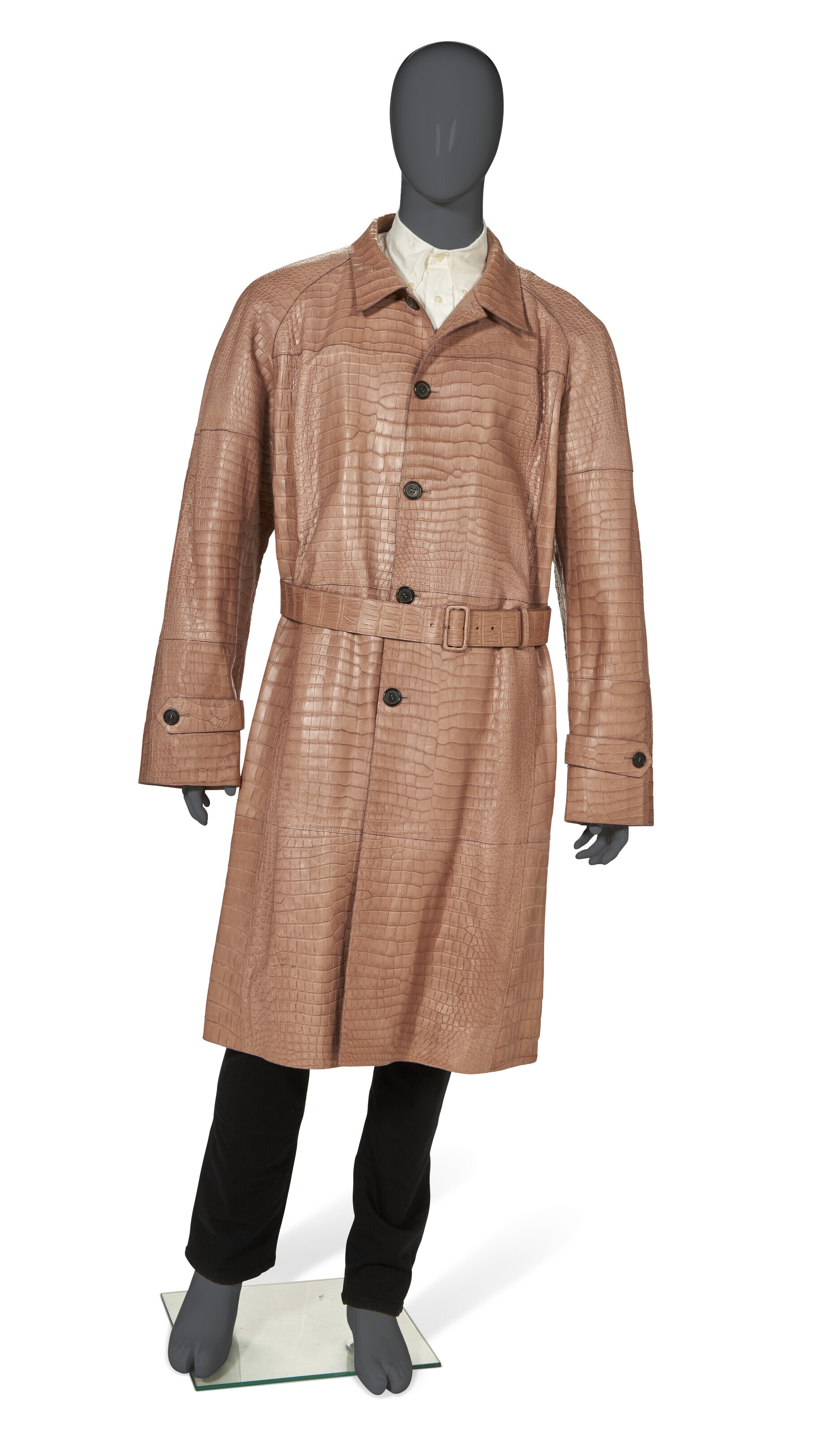 AN UMBER ALLIGATOR COAT, PRADA Christie's