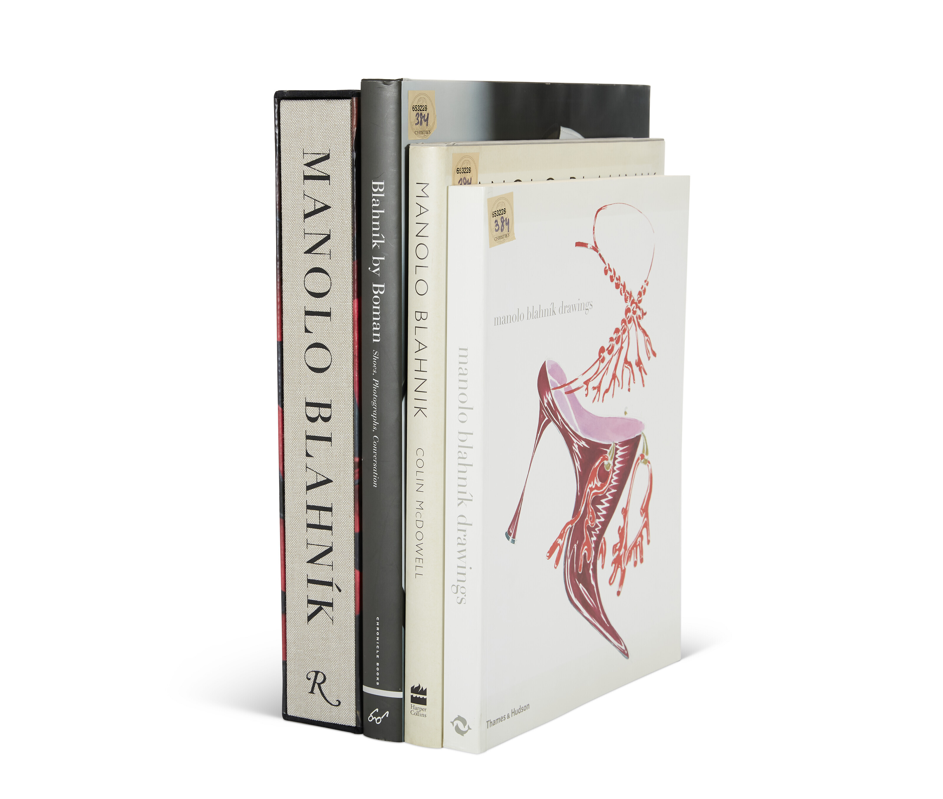 A GROUP OF FOUR BOOKS RELATING TO MANOLO BLAHNIKIncludes 