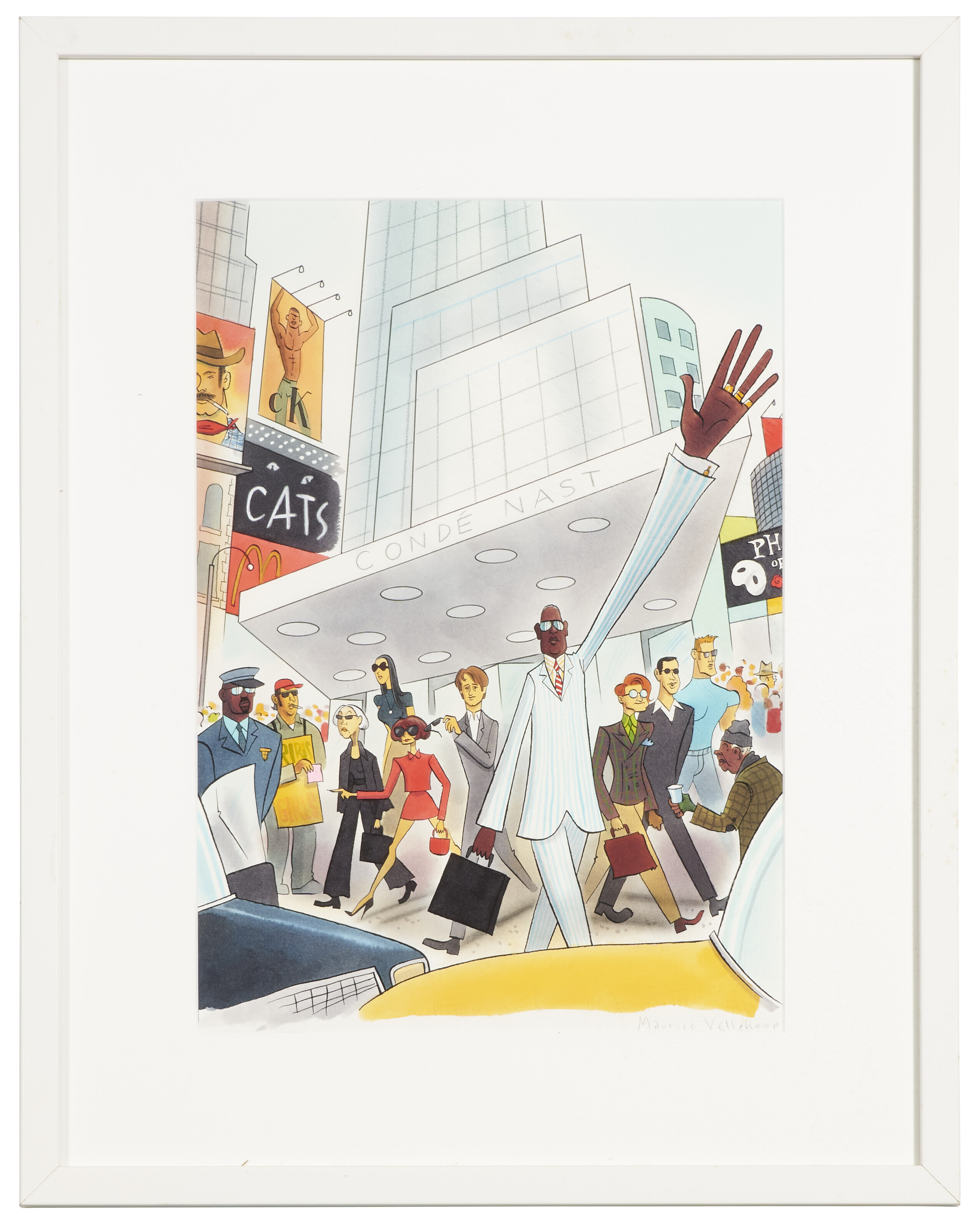 MAURICE VELLEKOOP (B. 1964), André Leon Talley leaving Condé Nast