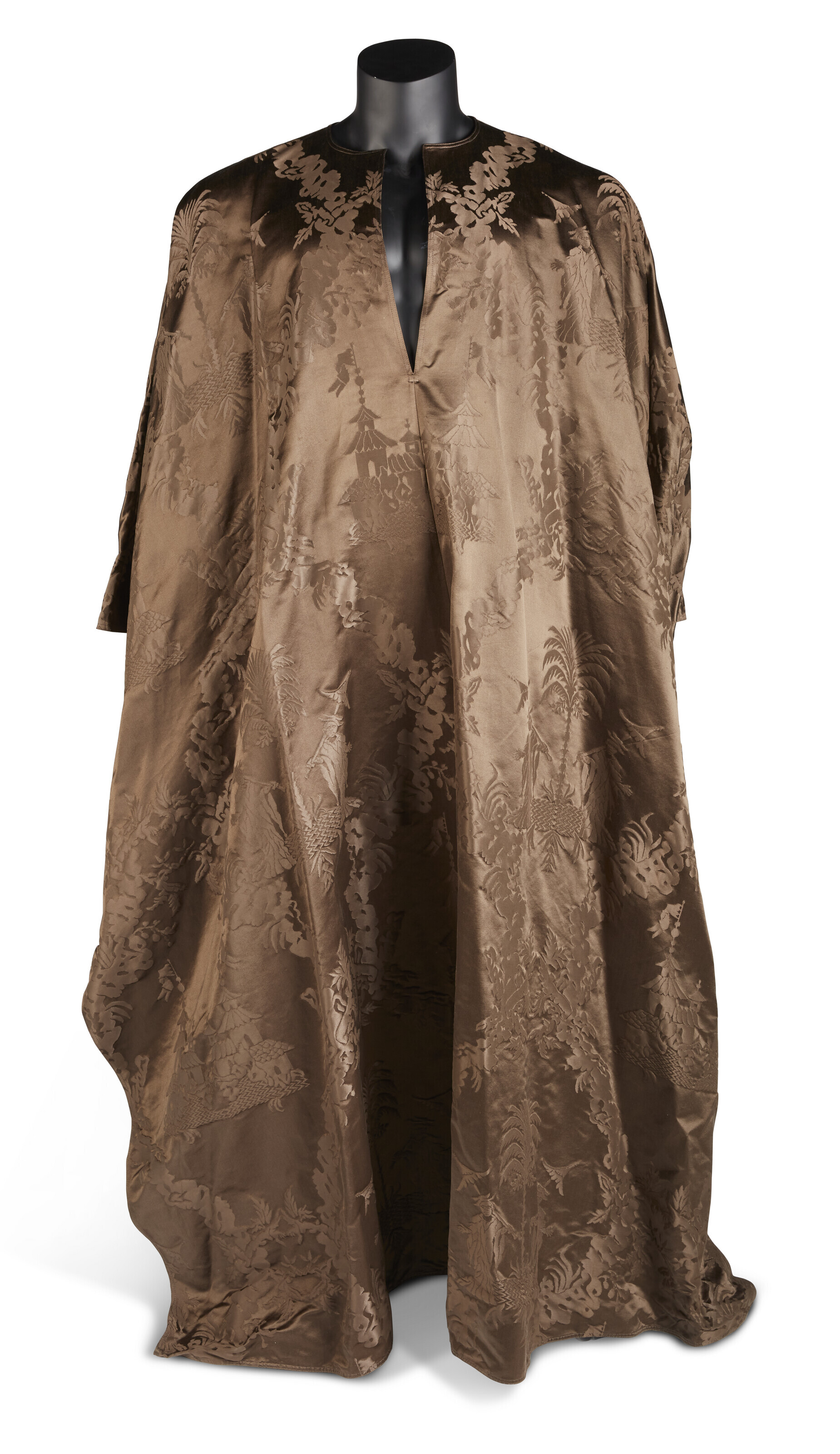 A BROWN DAMASK CAFTAN, RALPH RUCCI, CIRCA 21ST CENTURY | Christie’s