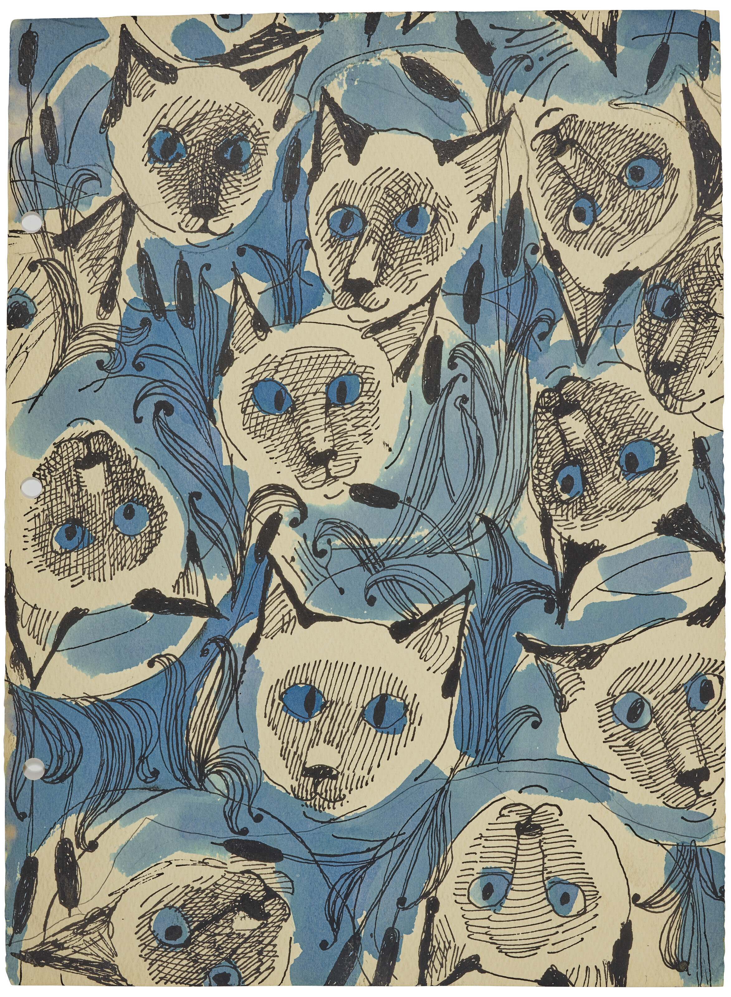 SUZIE ZUZEK (AMERICAN, 1920-2011), Meeow | Christie's